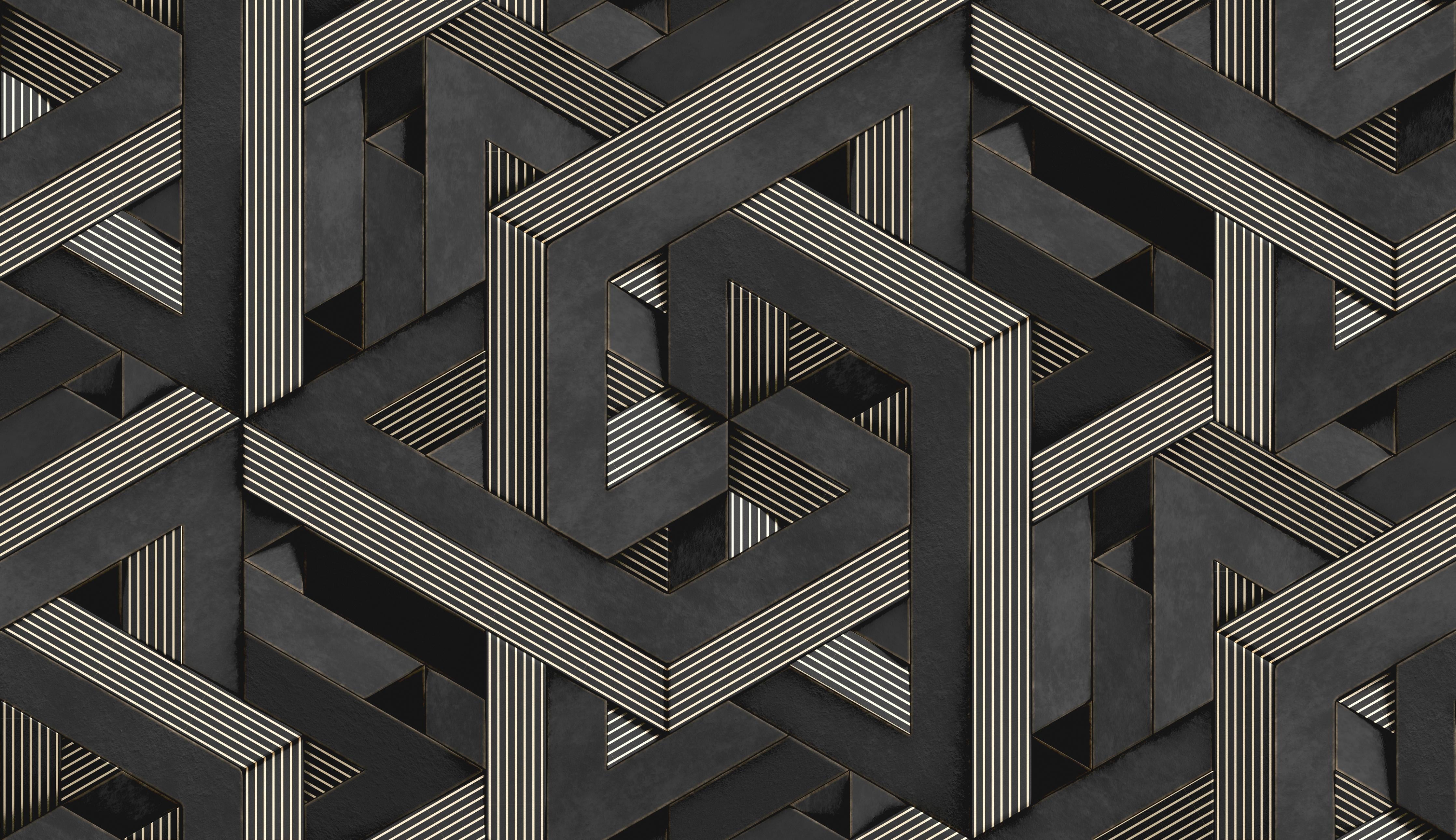 Spritzschutz-3D Tapeten Muster