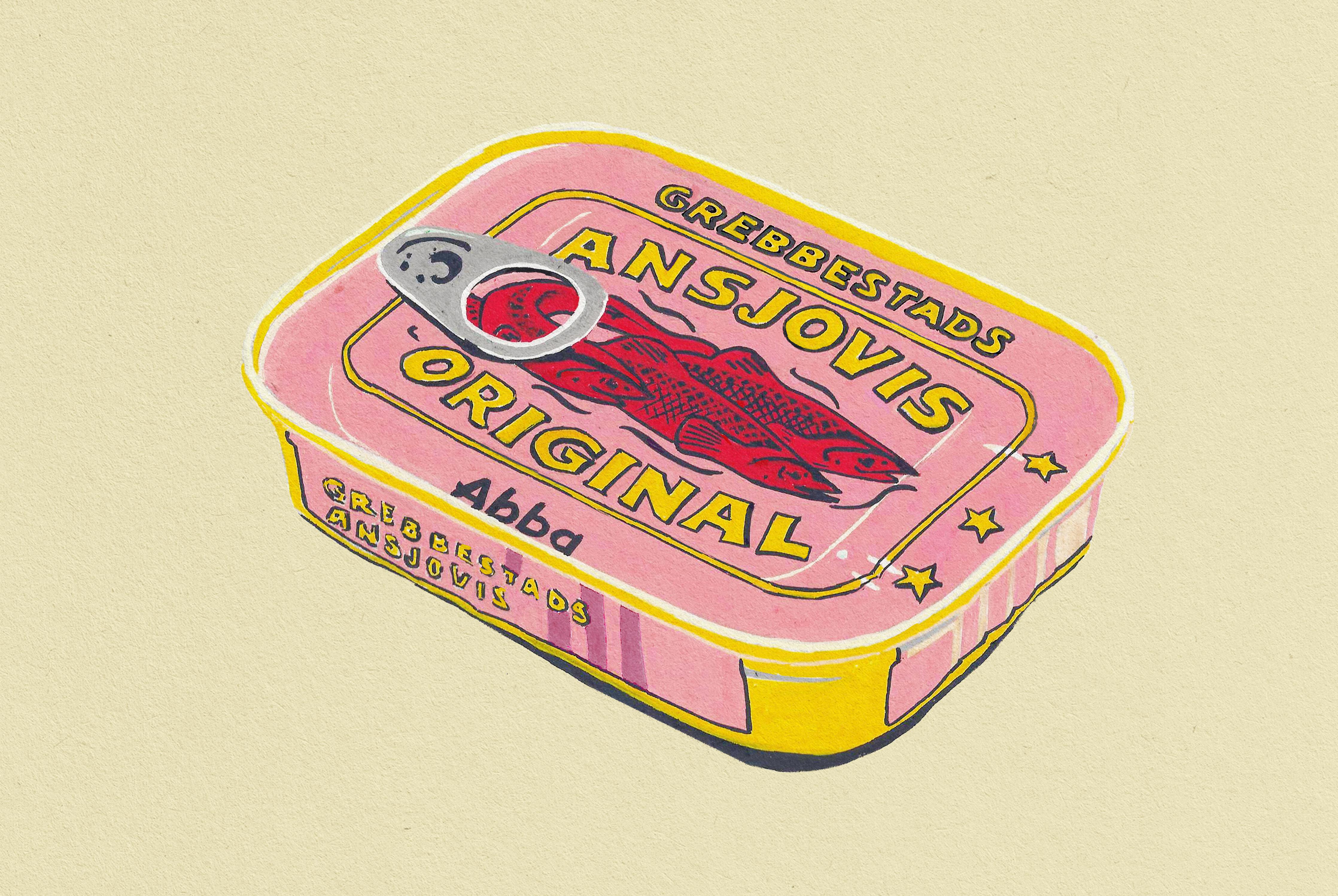 Spritzschutz-Abba Ansjovis