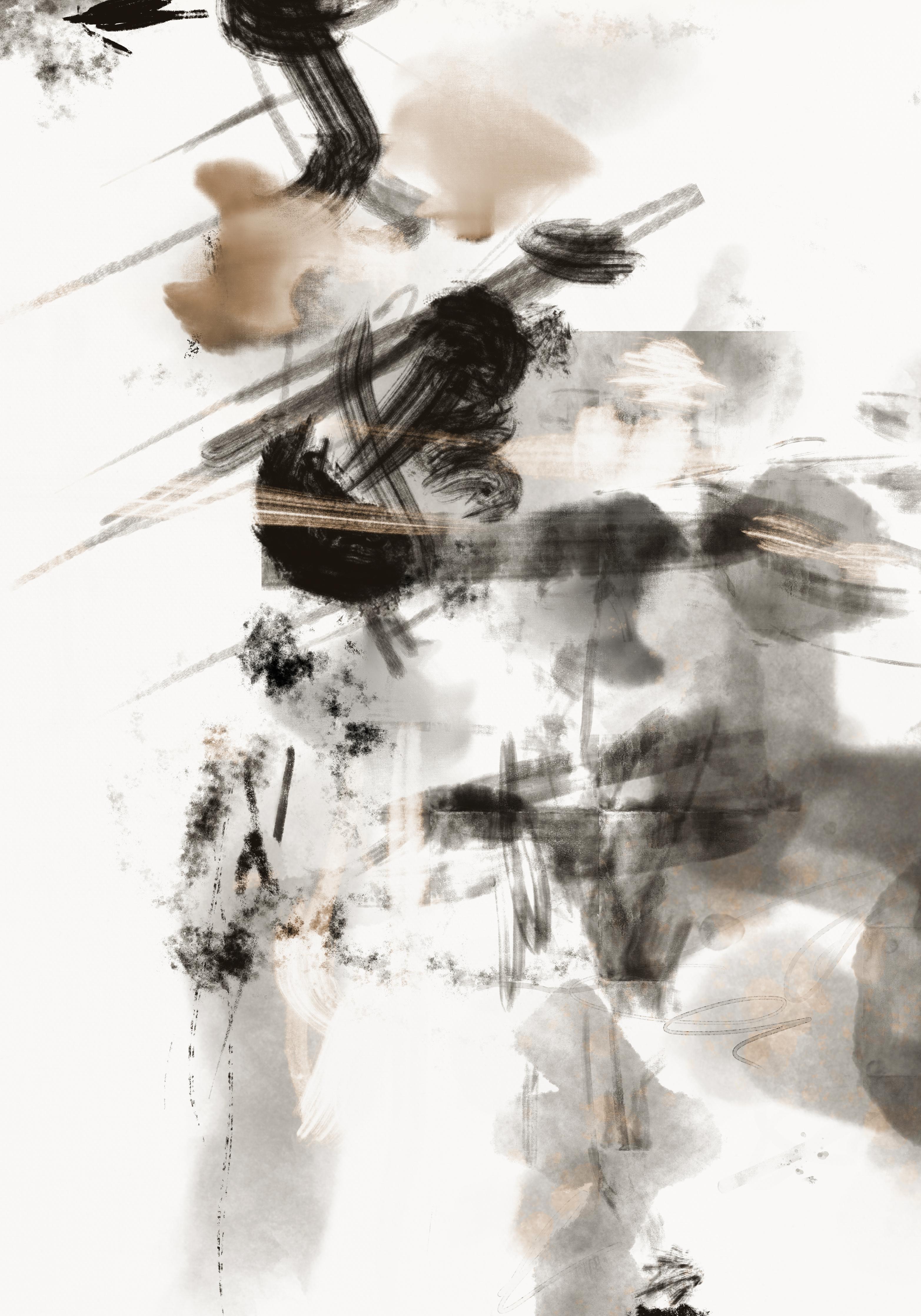 Spritzschutz-Abstrakes Gemälde - Chaos