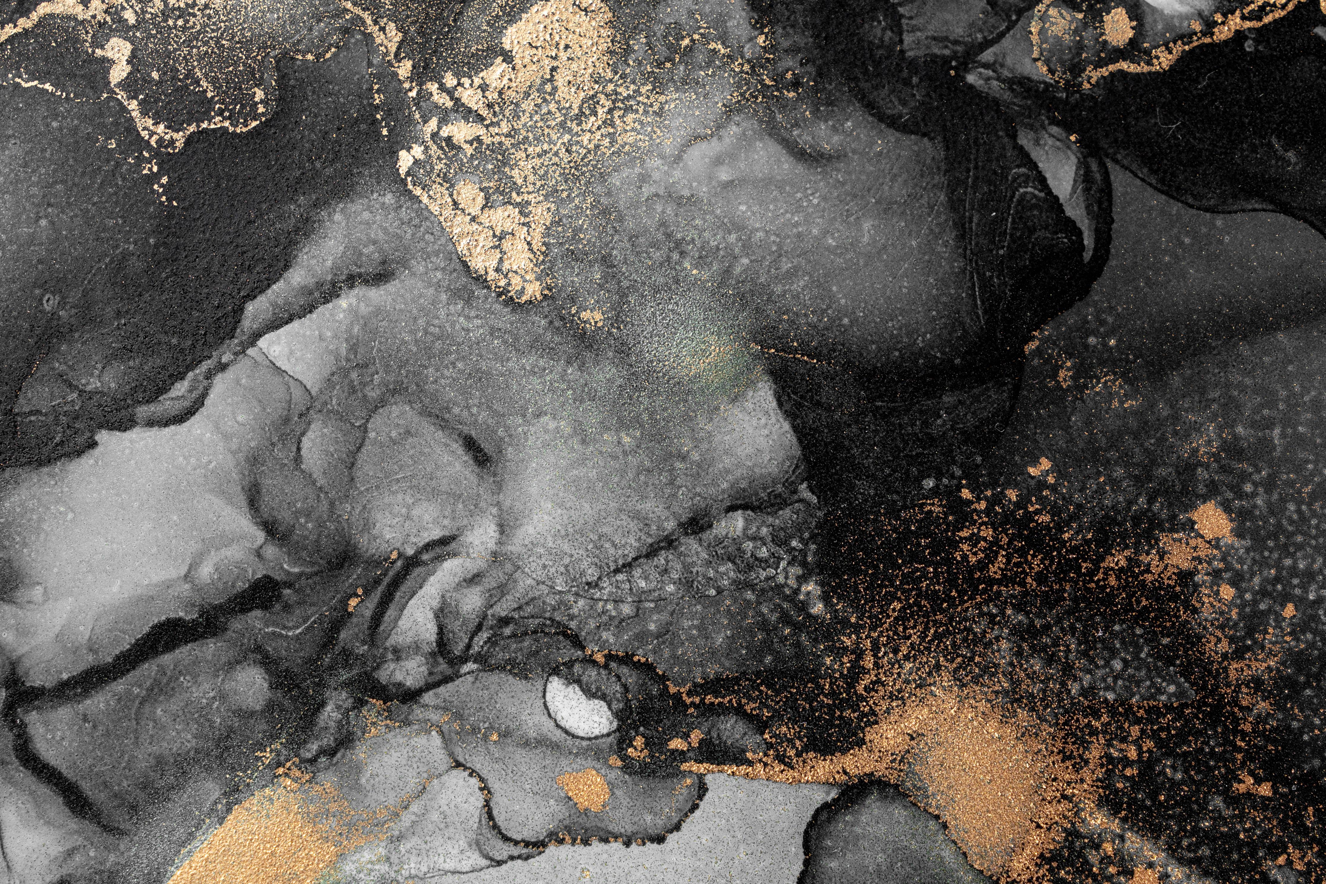 Spritzschutz-Abstrakte Kunst - Flüssigmalerei