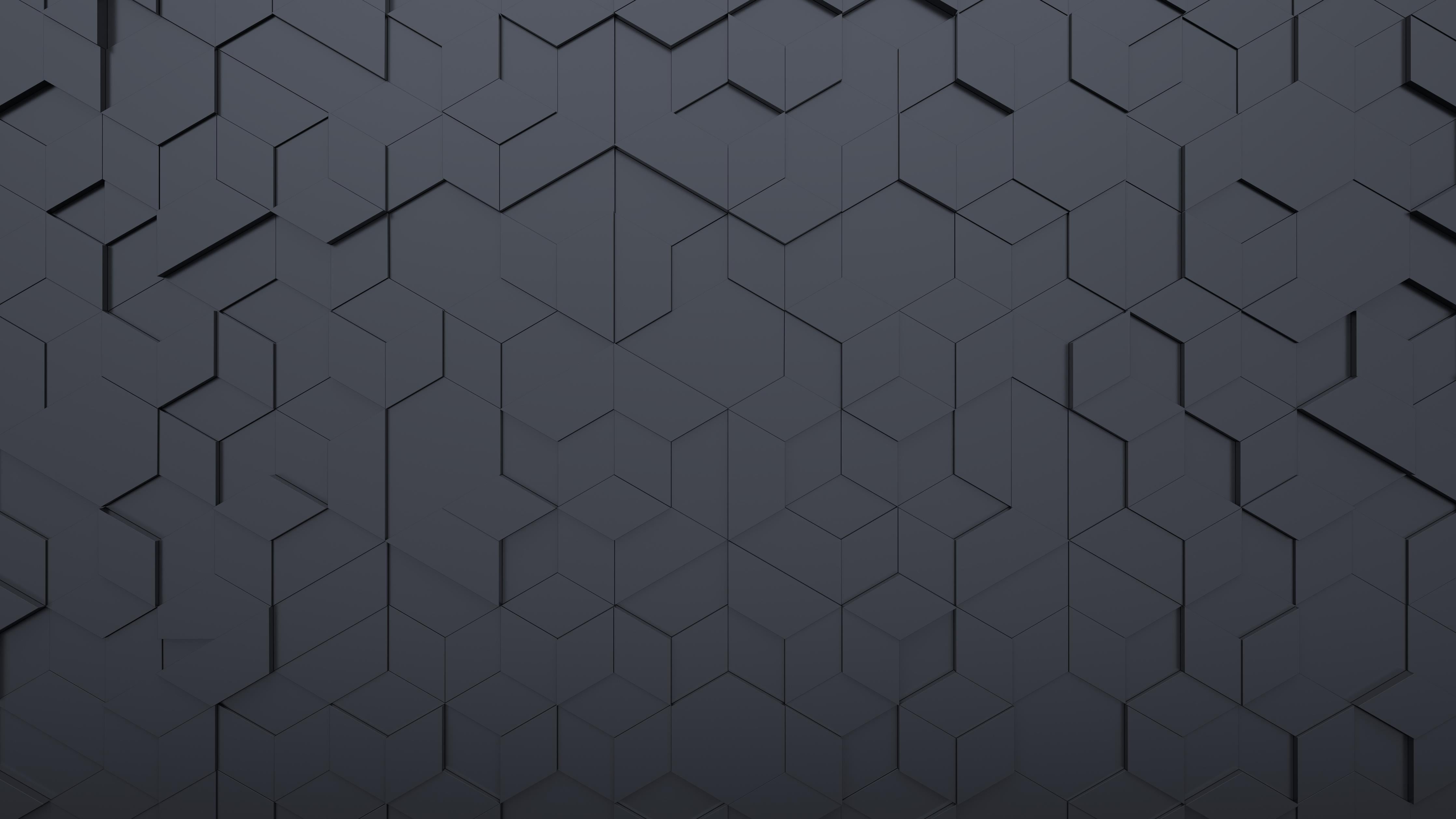 Spritzschutz-Abstrakte schwarze Technologie-Hexagon-Struktur