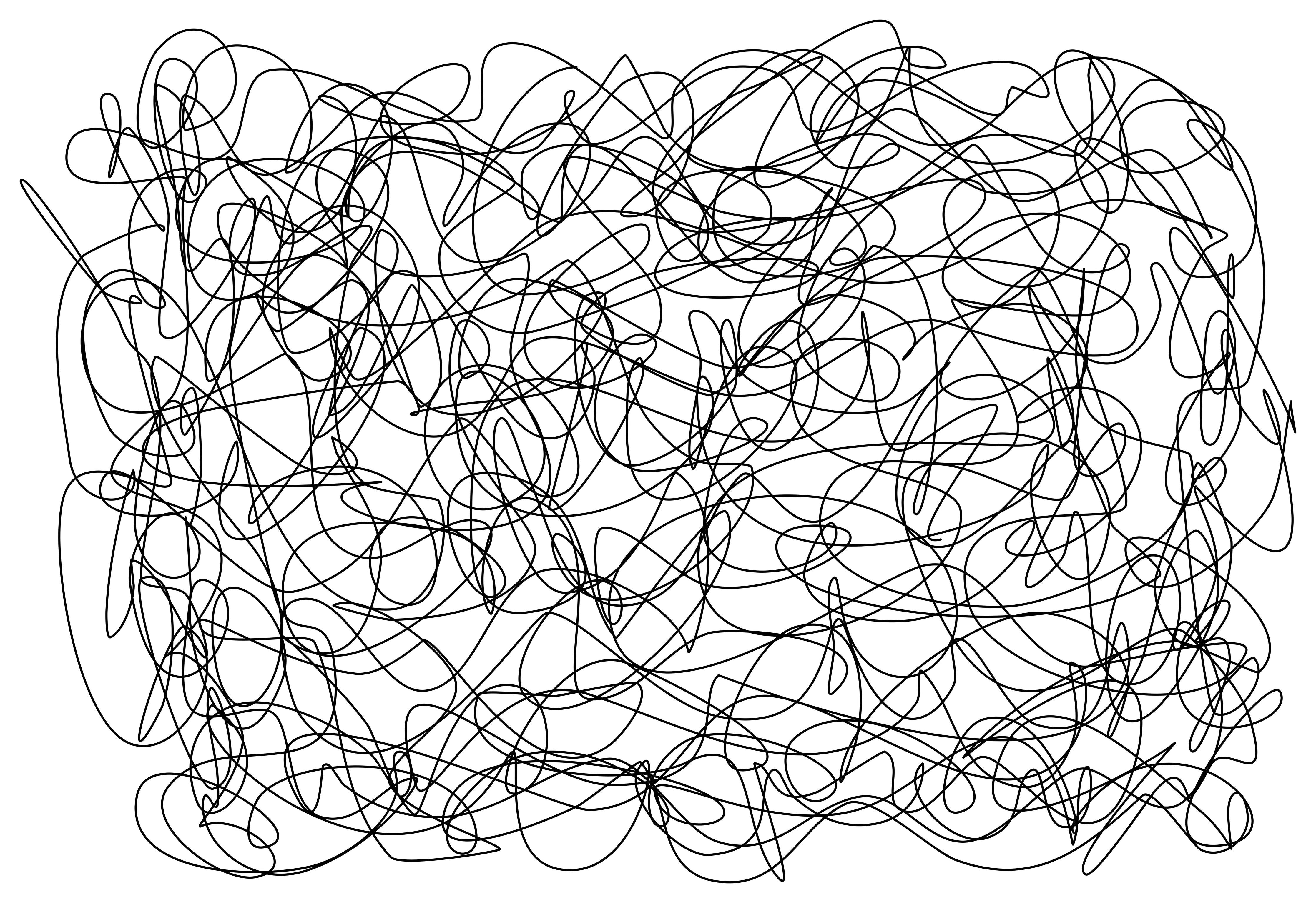 Spritzschutz-Abstraktes doodle