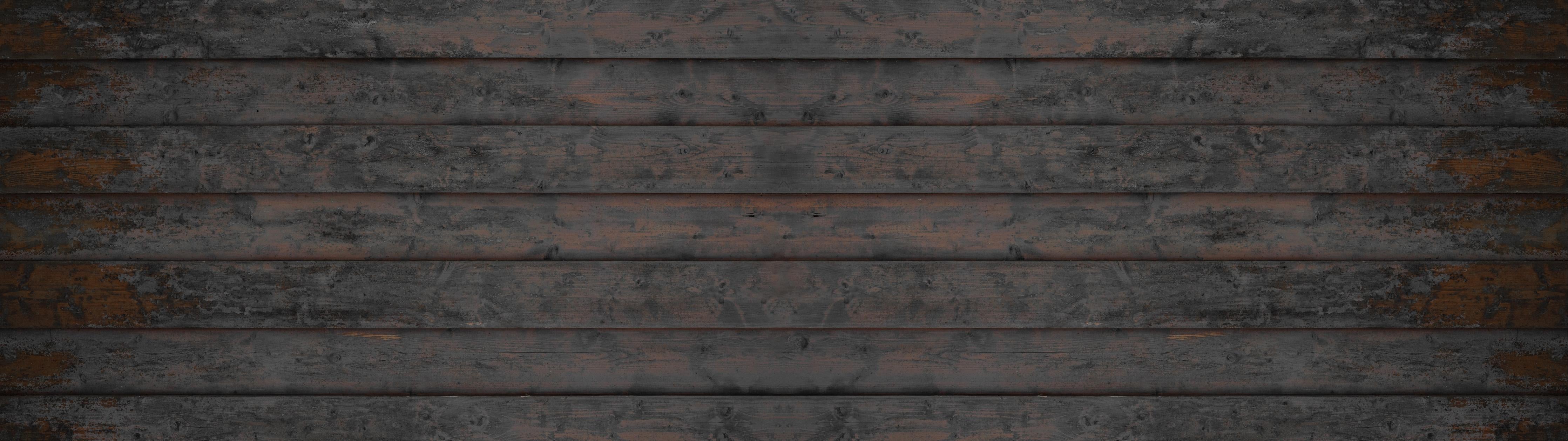 Spritzschutz-Alt braun lackierte Holzbretter