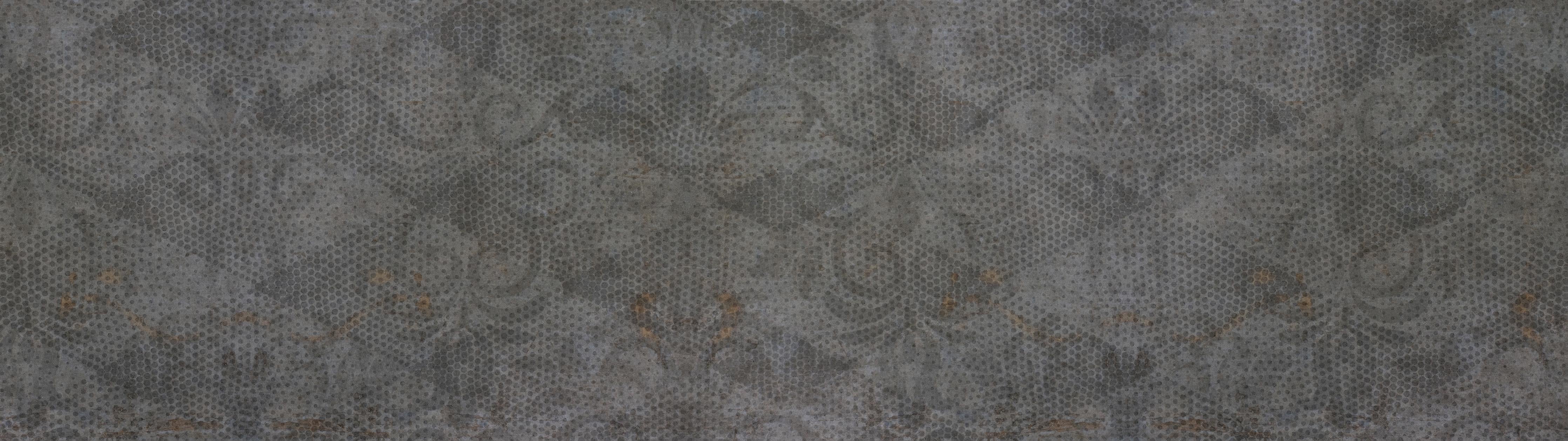 Spritzschutz-Alte braunbefleckte Tapete