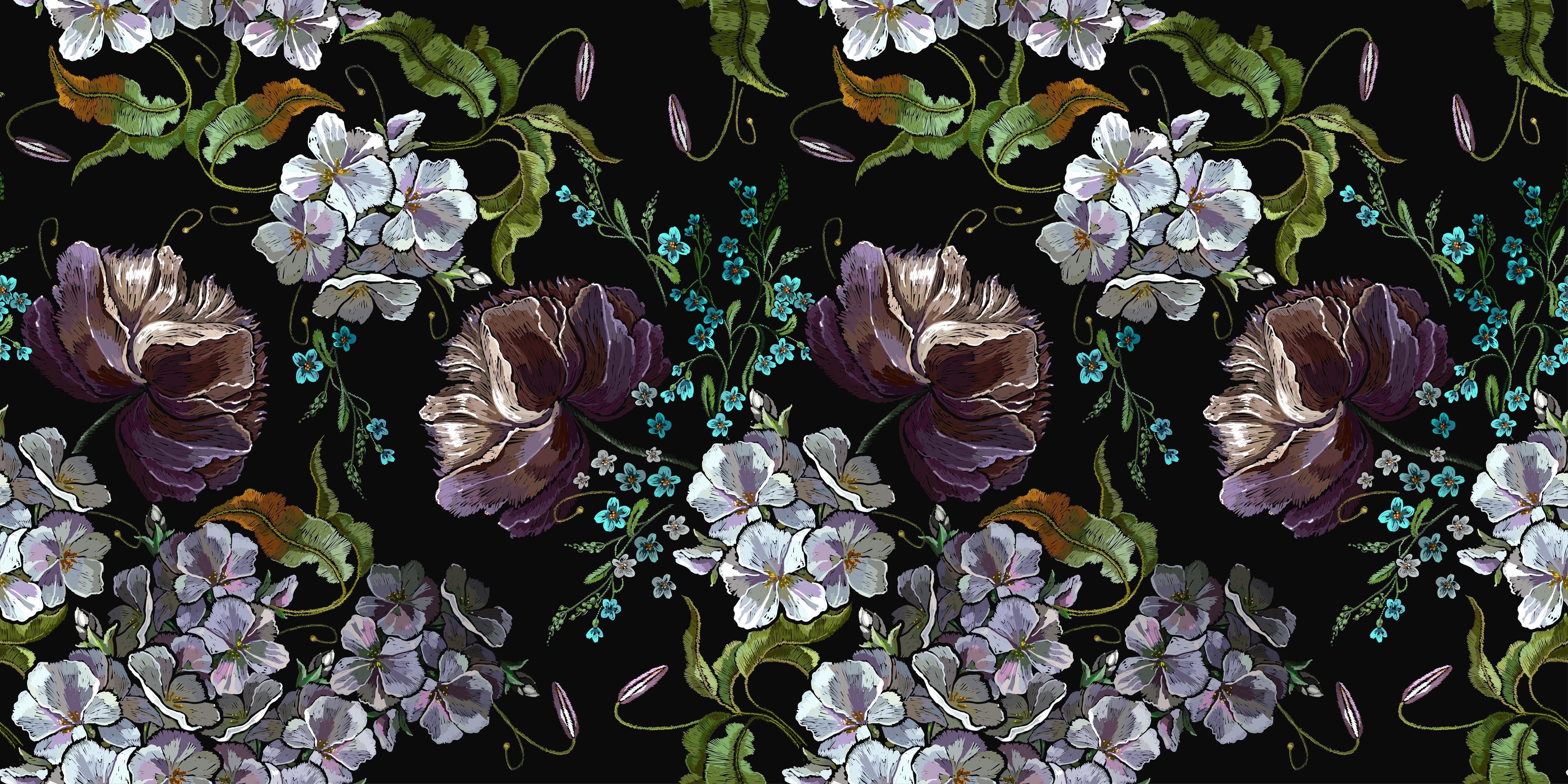 Spritzschutz-Blüten in der Nacht