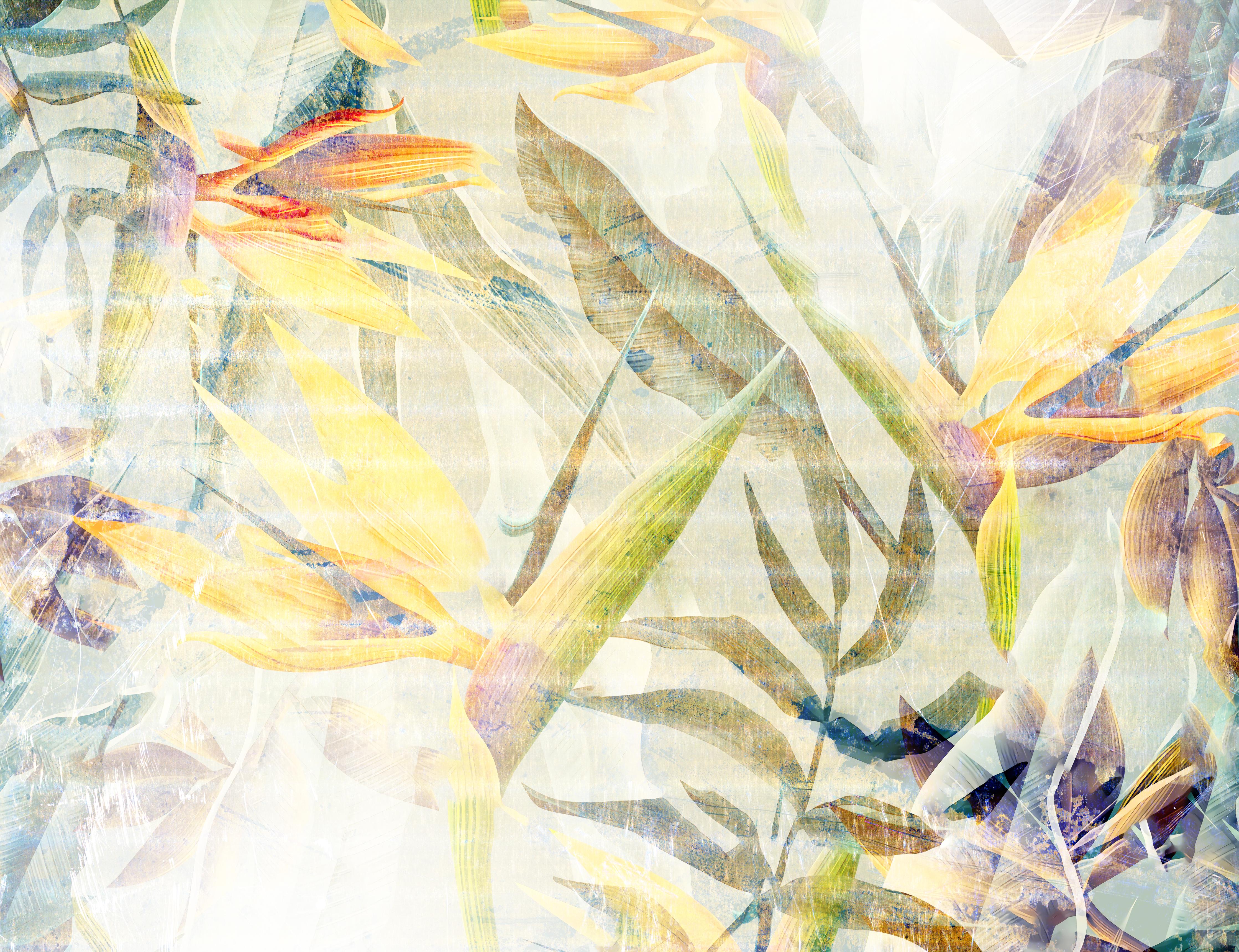 Spritzschutz-Bunte Blumen - Portait