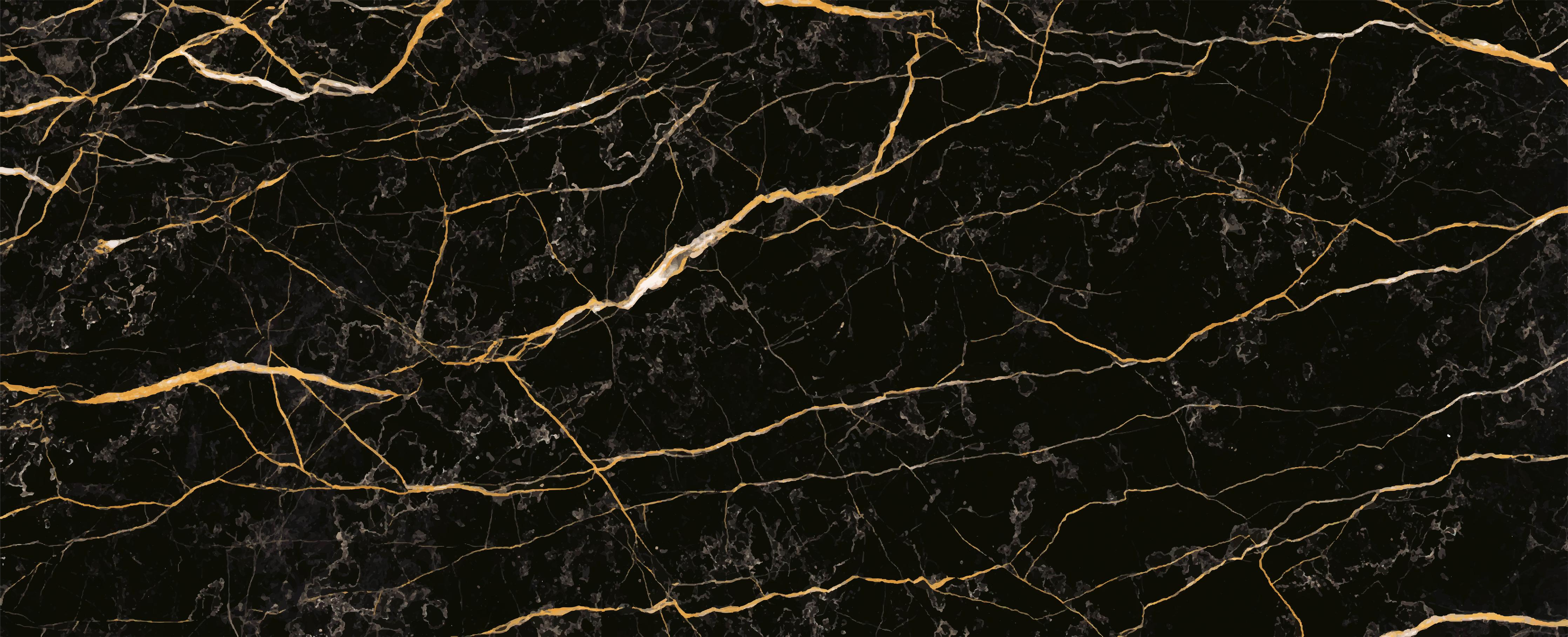 Spritzschutz-Edler Schwarzer Marmor mit Goldadern