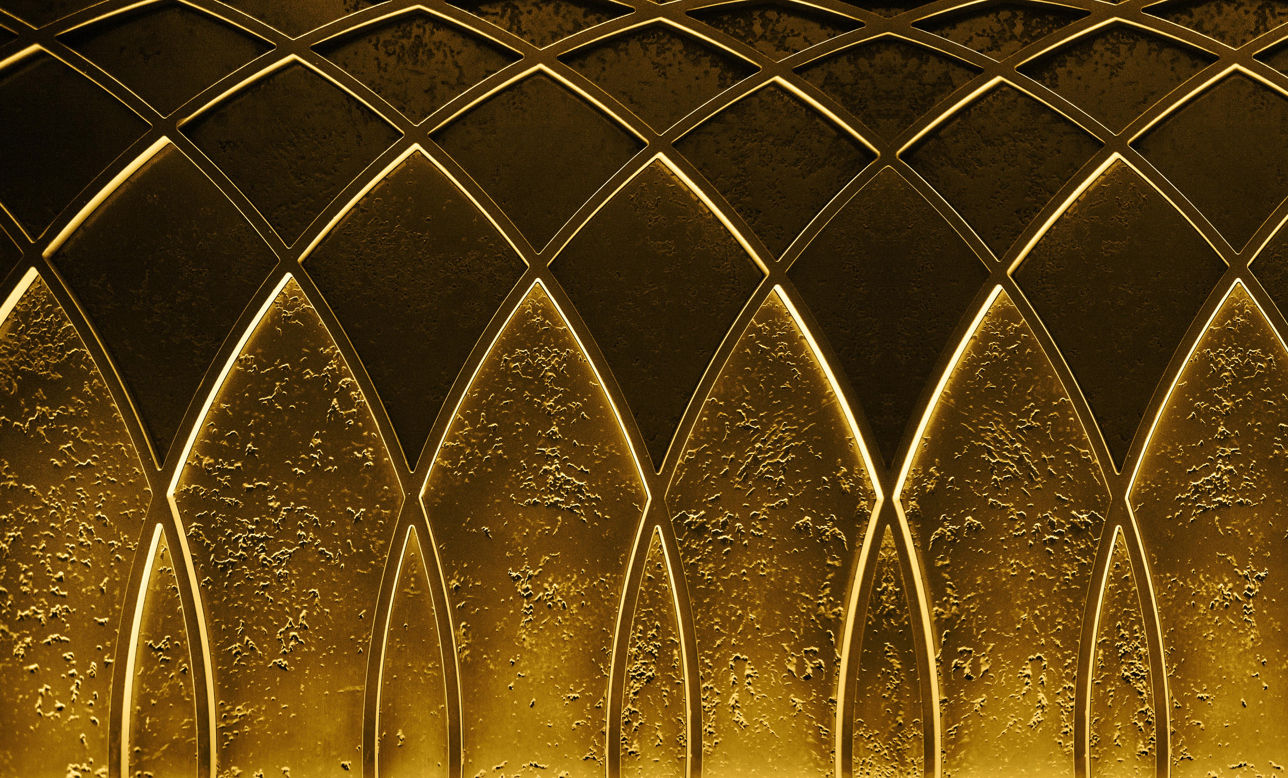 Spritzschutz-Elegant-goldenes Geometrie Art-Deco-Design