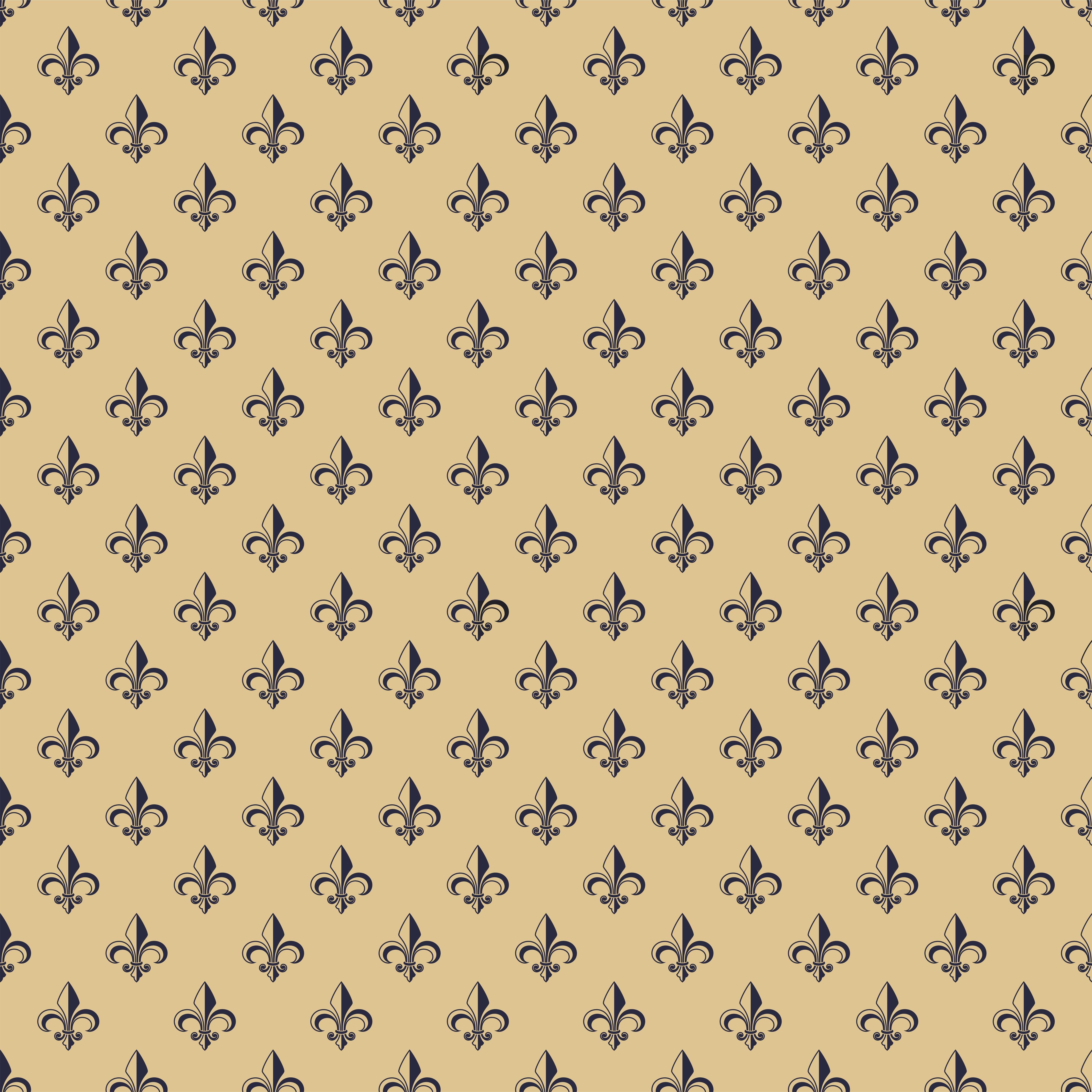 Spritzschutz-Elegantes Fleur-de-Lis Design Beigetöne