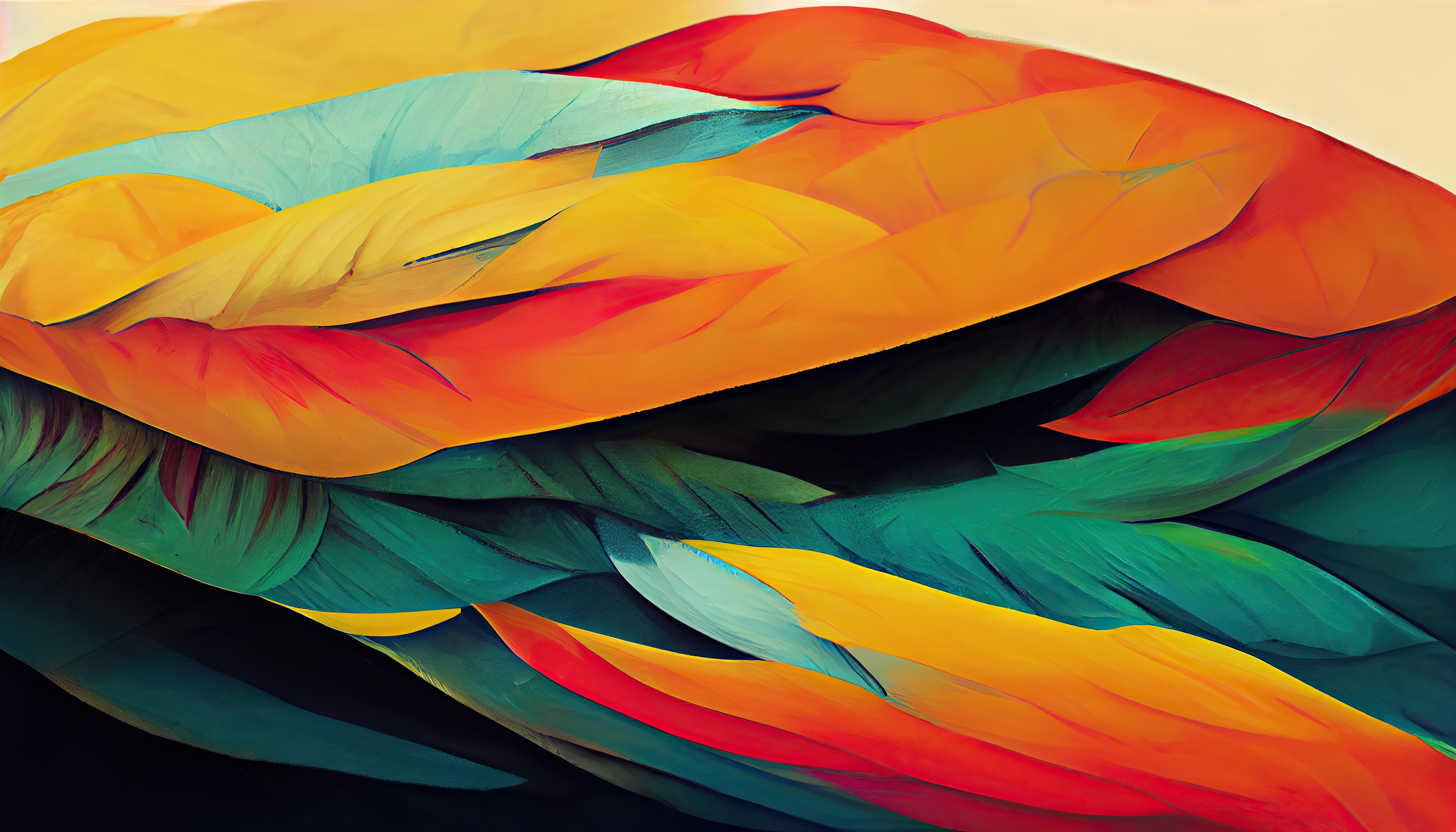 Spritzschutz-Farbenfrohe Neon Federstruktur Abstrakt