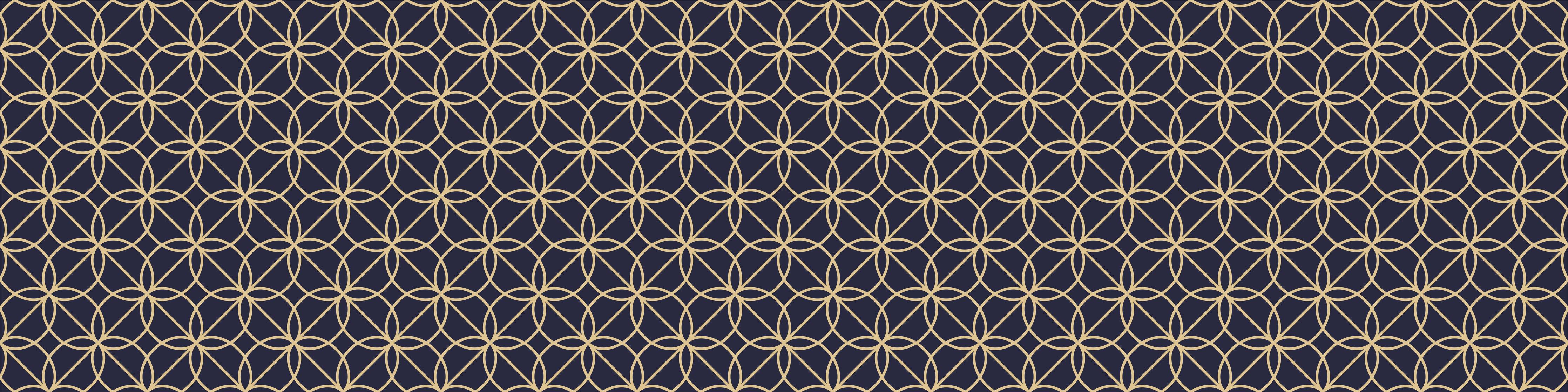 Spritzschutz-Feines geometrisches Linienmuster in Navy-Gold