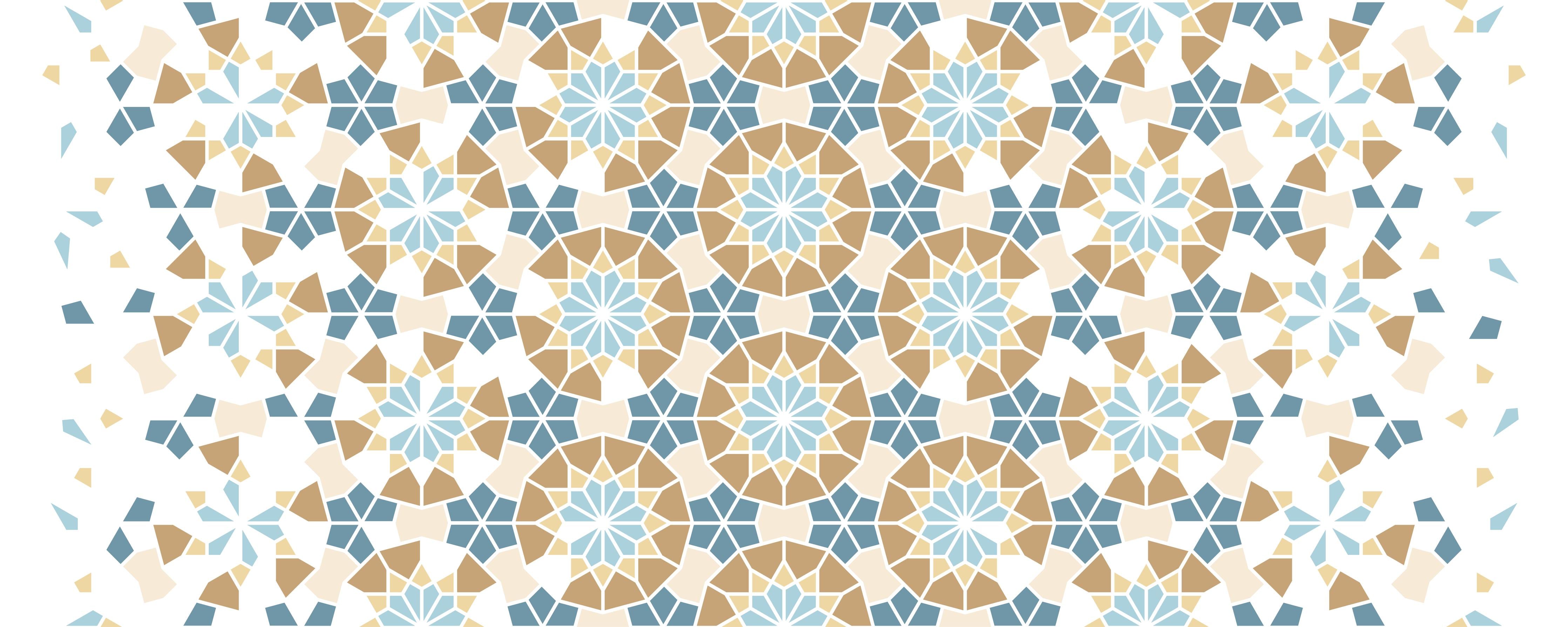 Spritzschutz-Fliesen eckige Geometrie