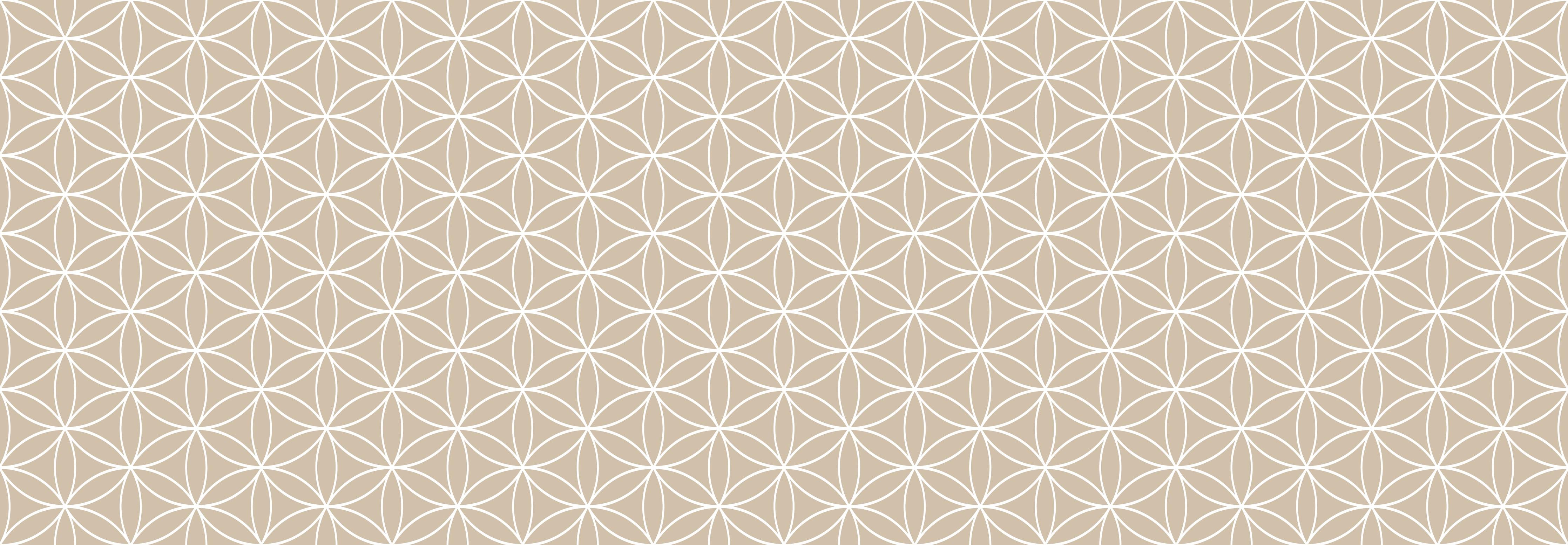 Spritzschutz-Geometrica Fiori Cappuccino