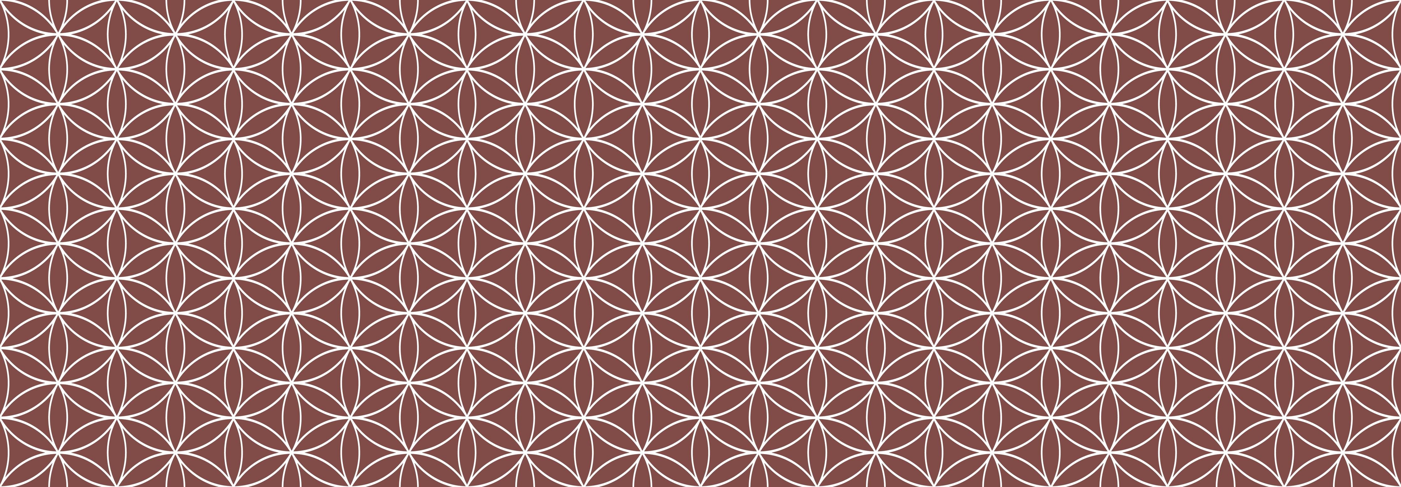 Spritzschutz-Geometrica Fiori Mattone