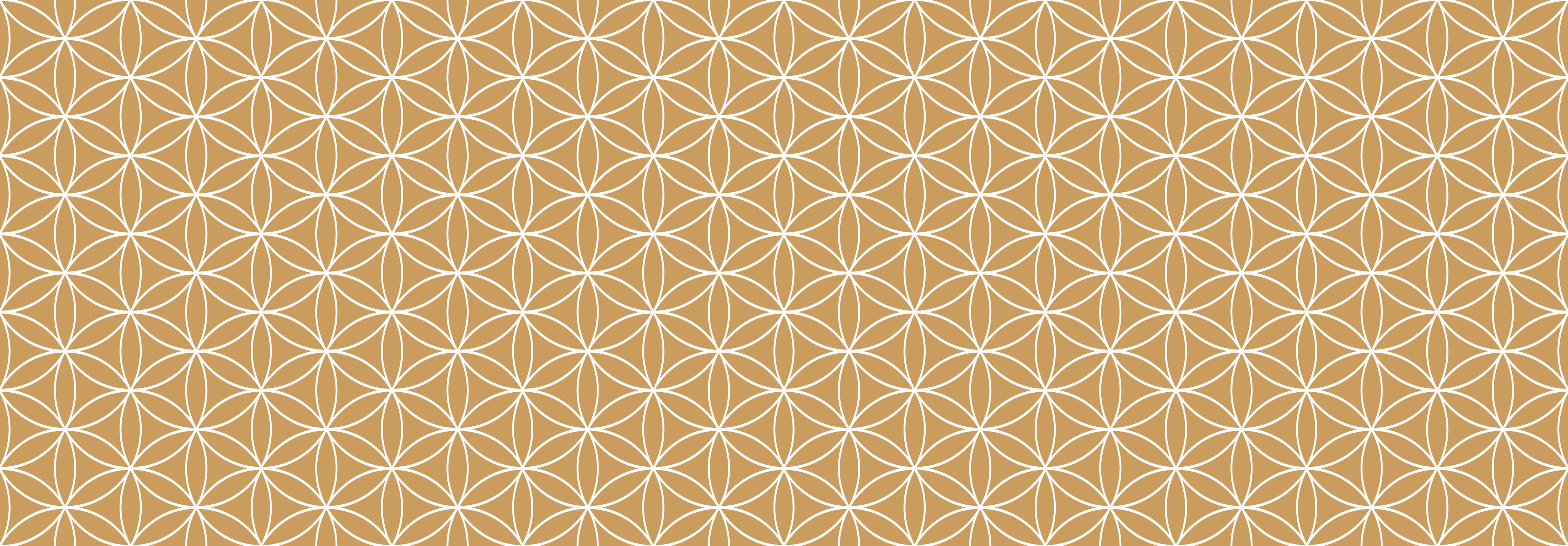 Spritzschutz-Geometrica Fiori Ocra
