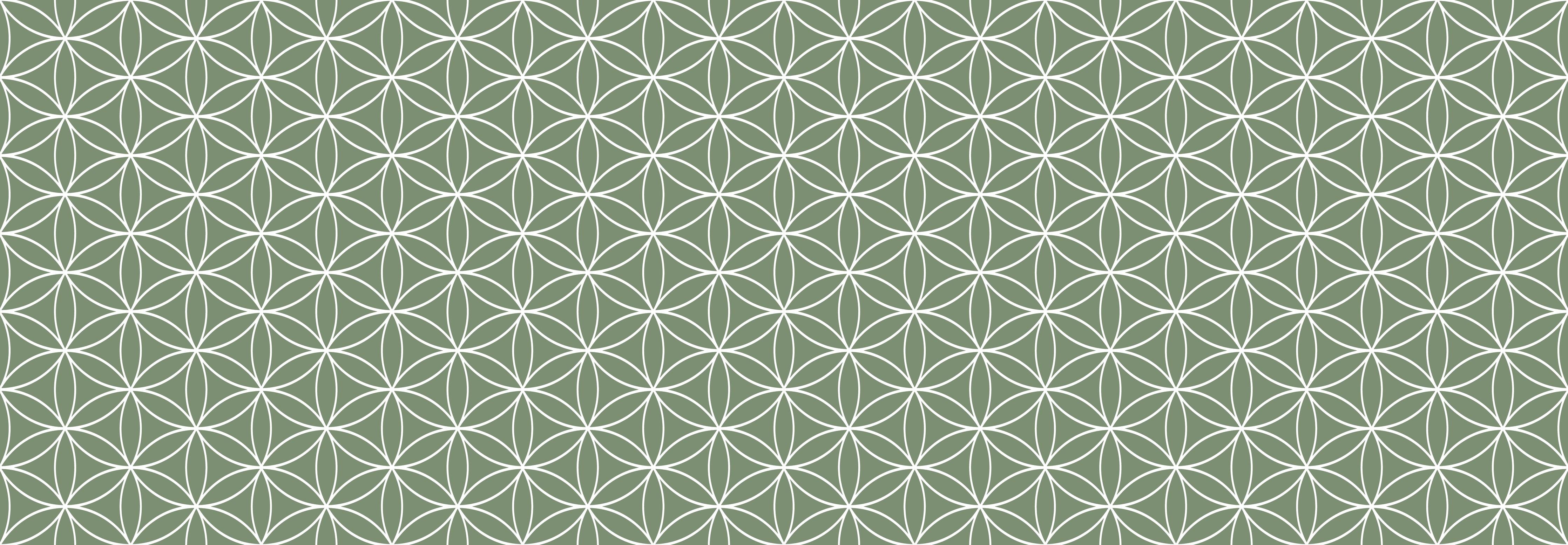 Spritzschutz-Geometrica Fiori Oliva