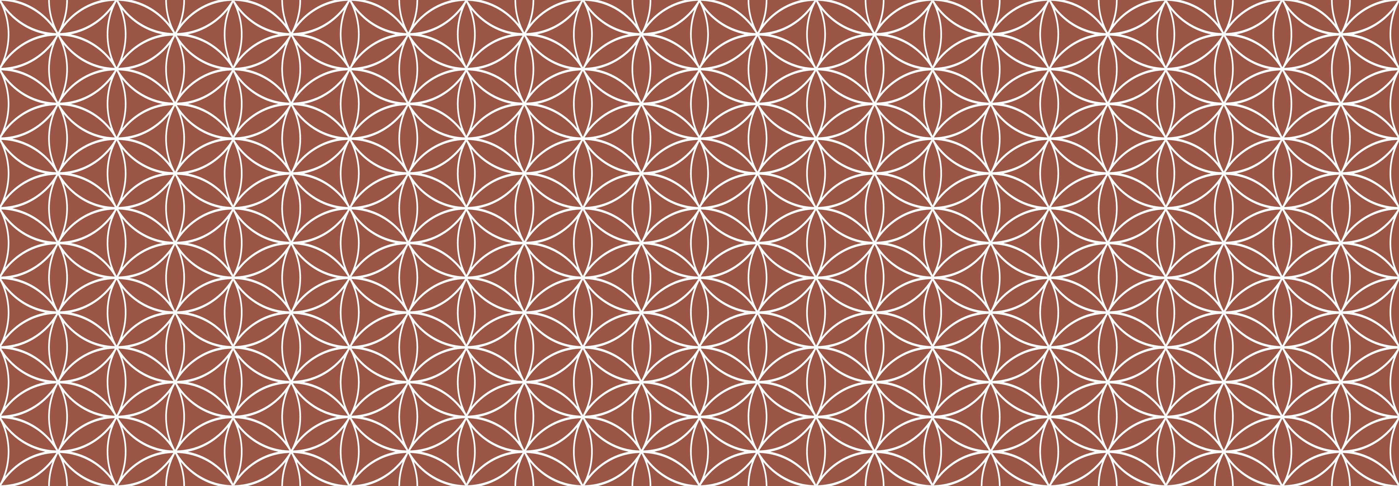 Spritzschutz-Geometrica Fiori Ruggine