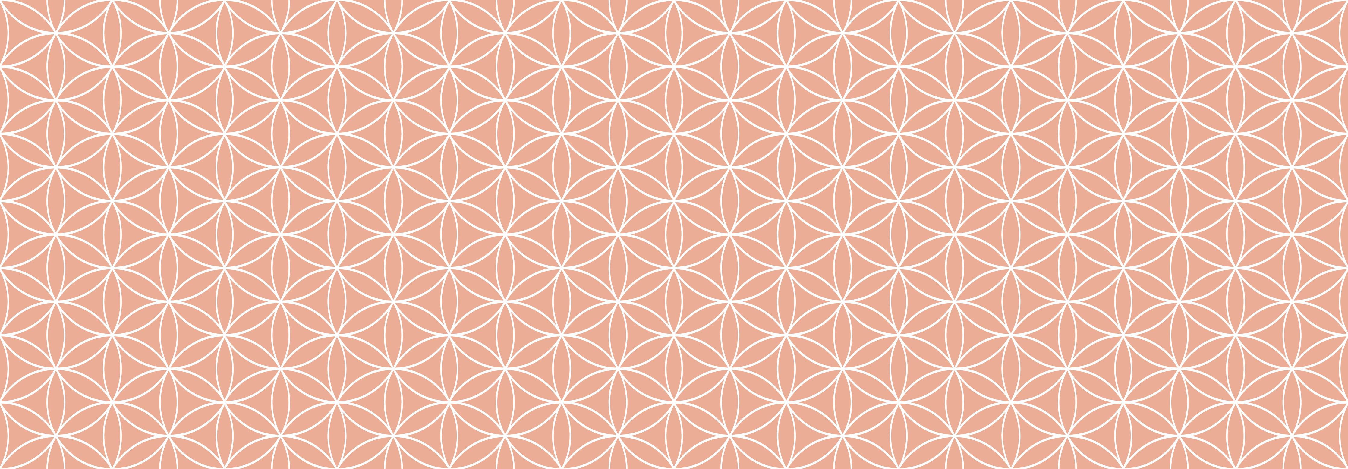 Spritzschutz-Geometrica Fiori Salmone