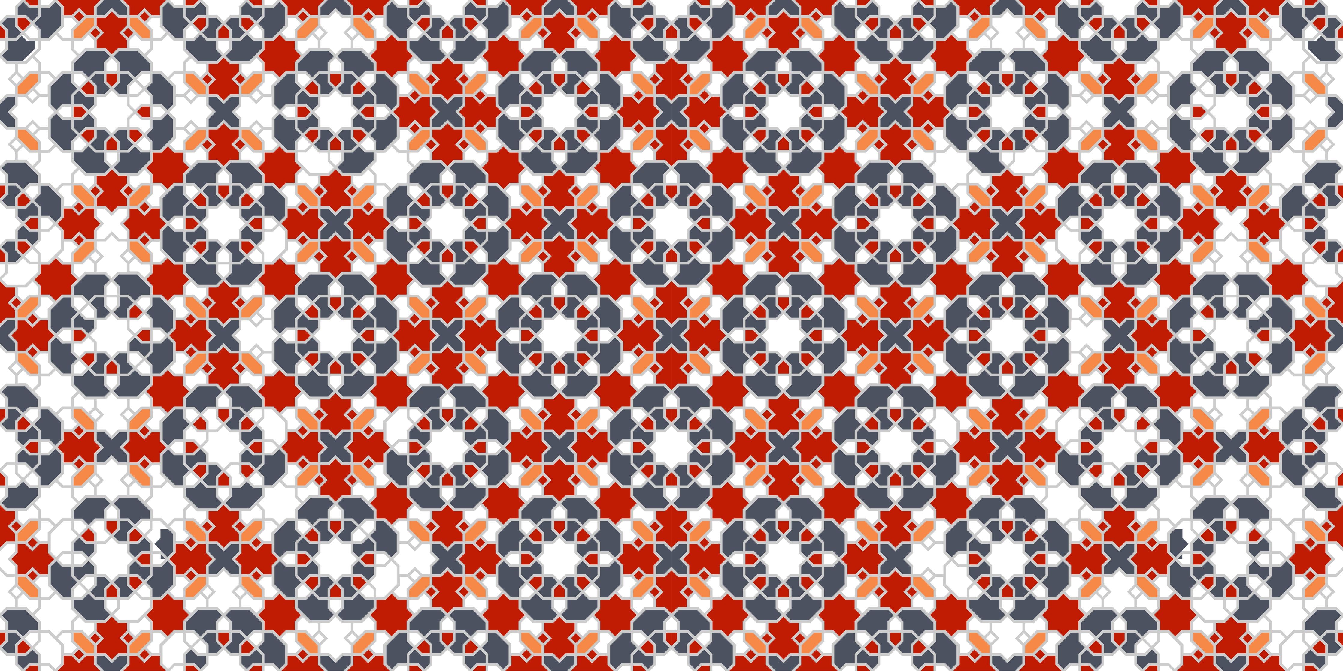 Spritzschutz-Geometrische Fliesen