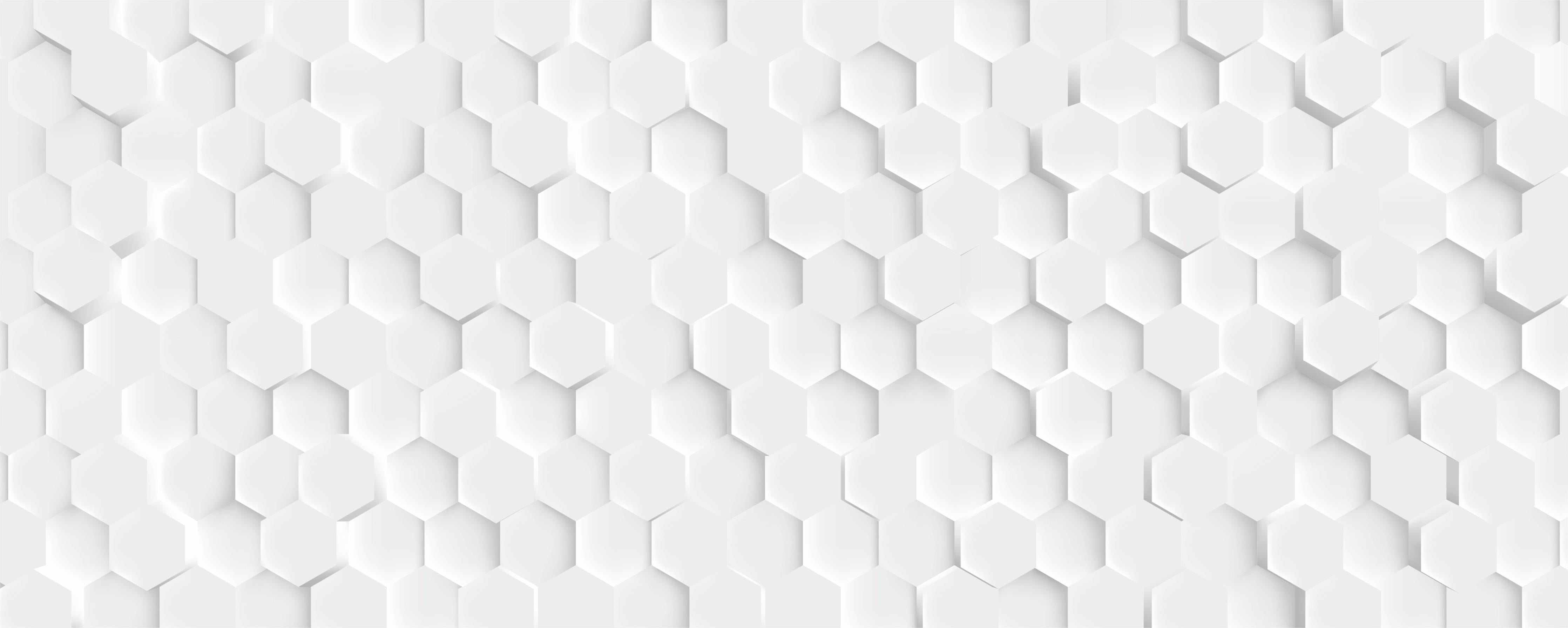 Spritzschutz-Geometrische weiß Hexagon Wandstruktur