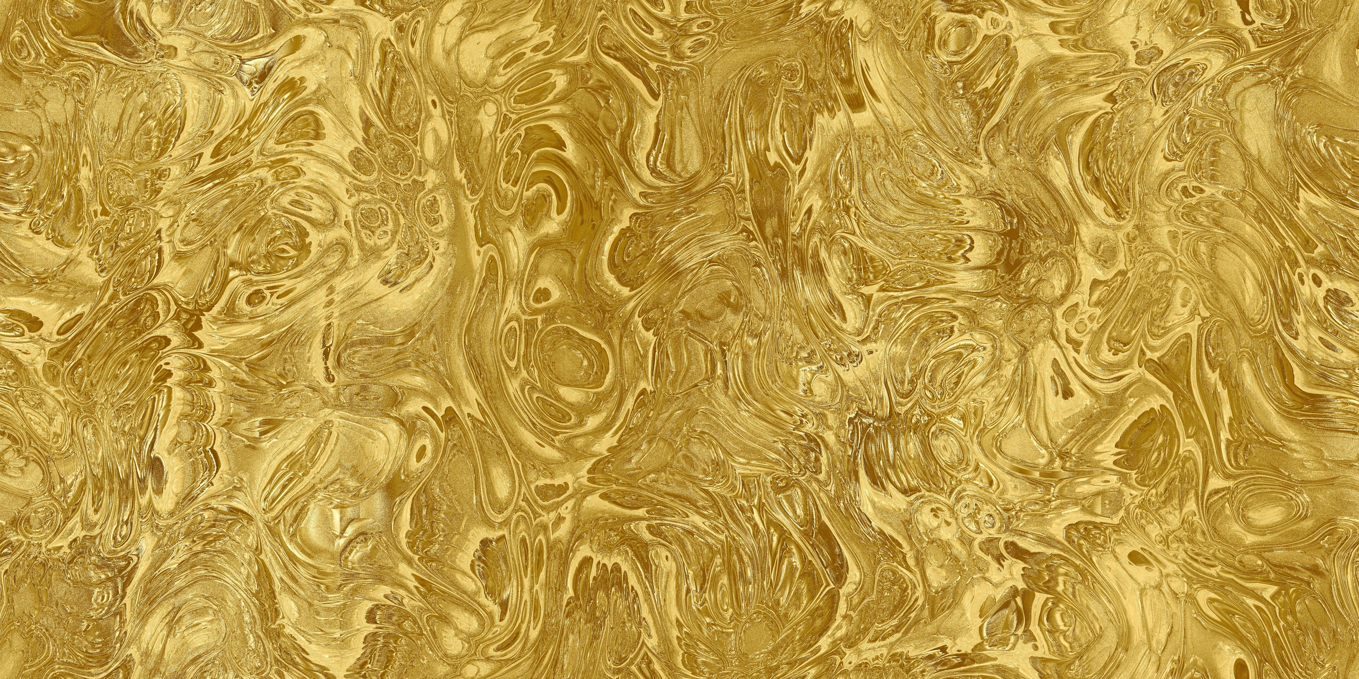 Spritzschutz-Goldene Flüssigkunst - Luxus