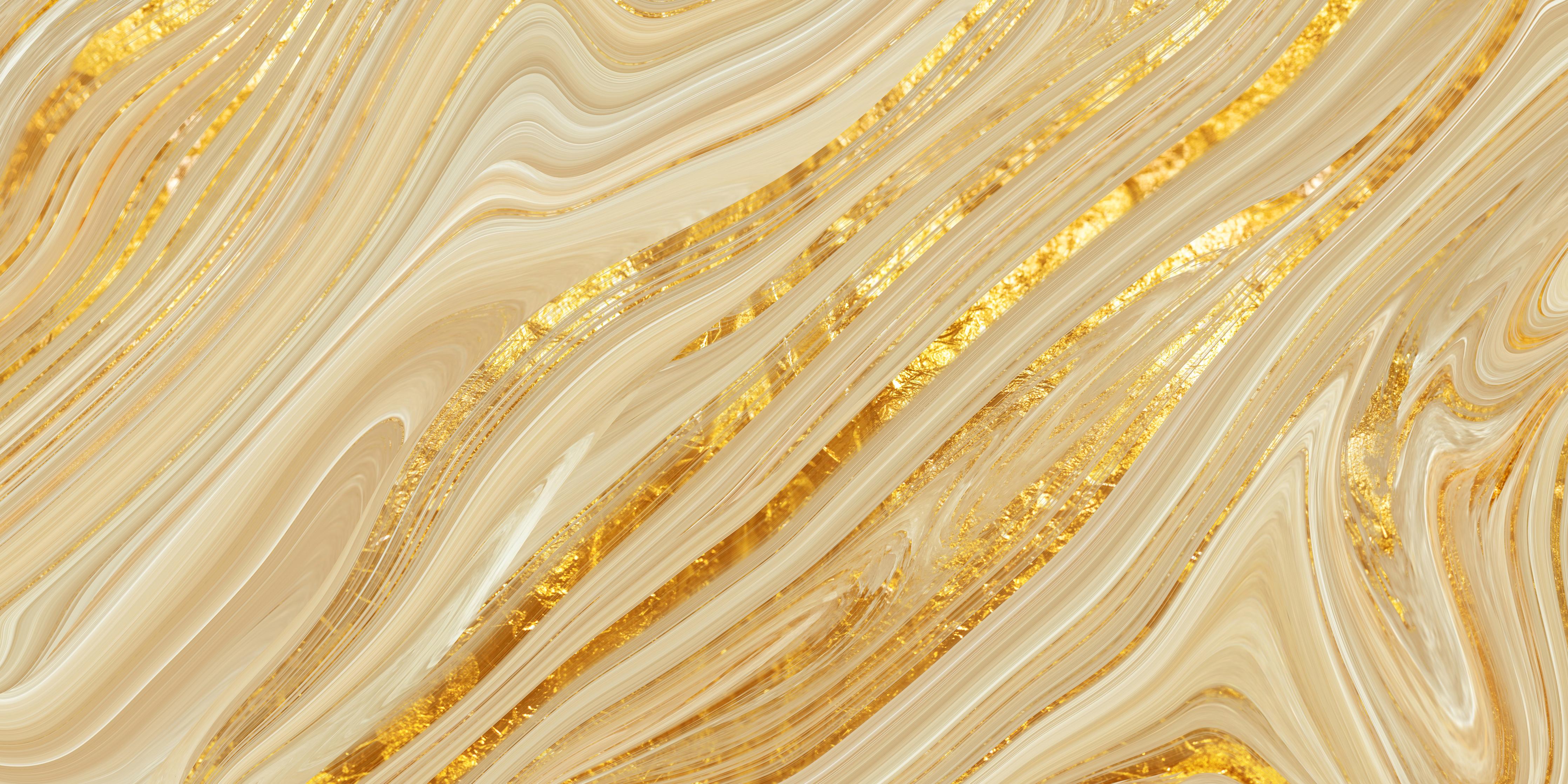 Spritzschutz-Goldene wellenförmige Marmorierung