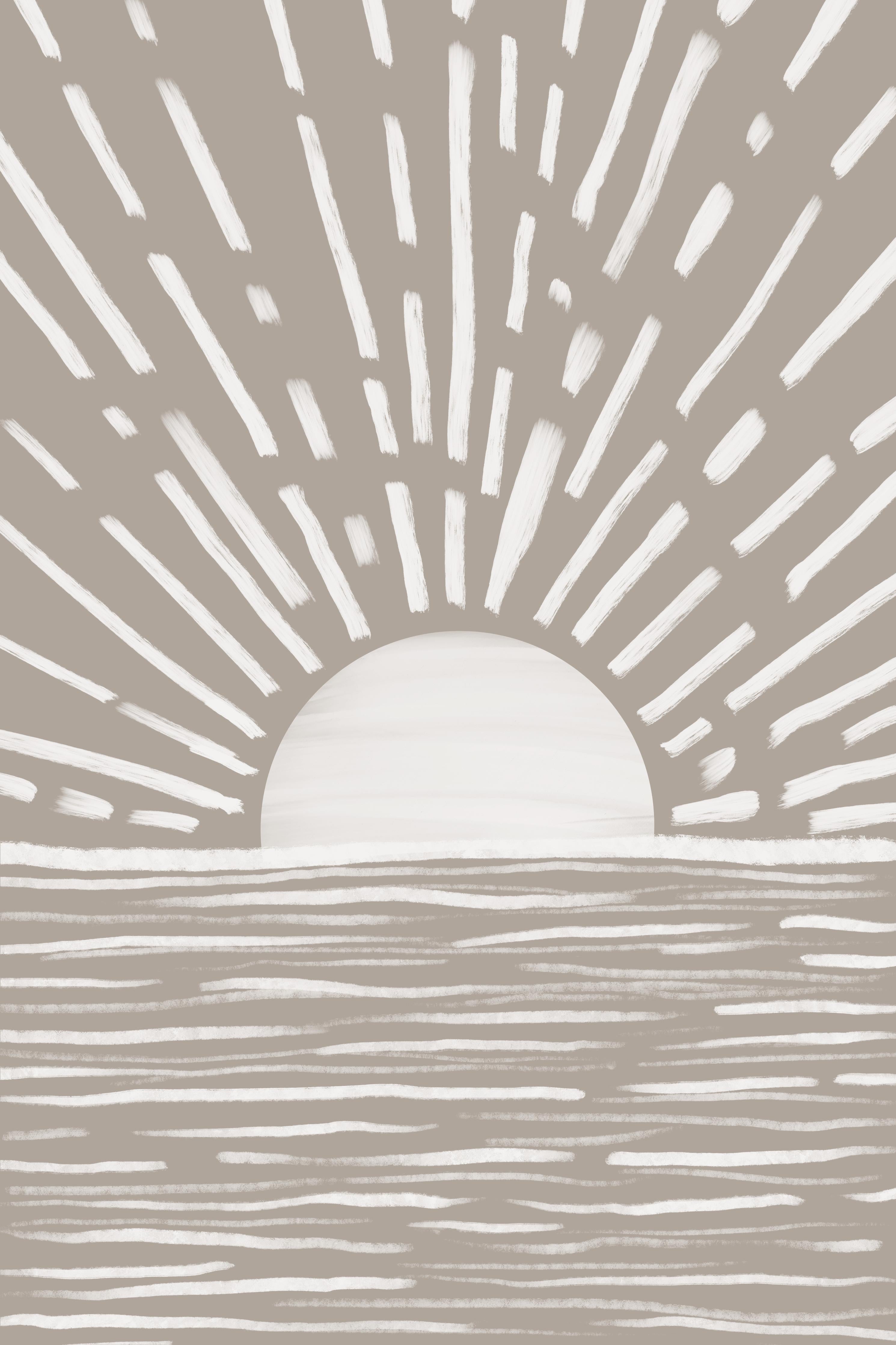 Spritzschutz-Gräuliches Design - Landschaft