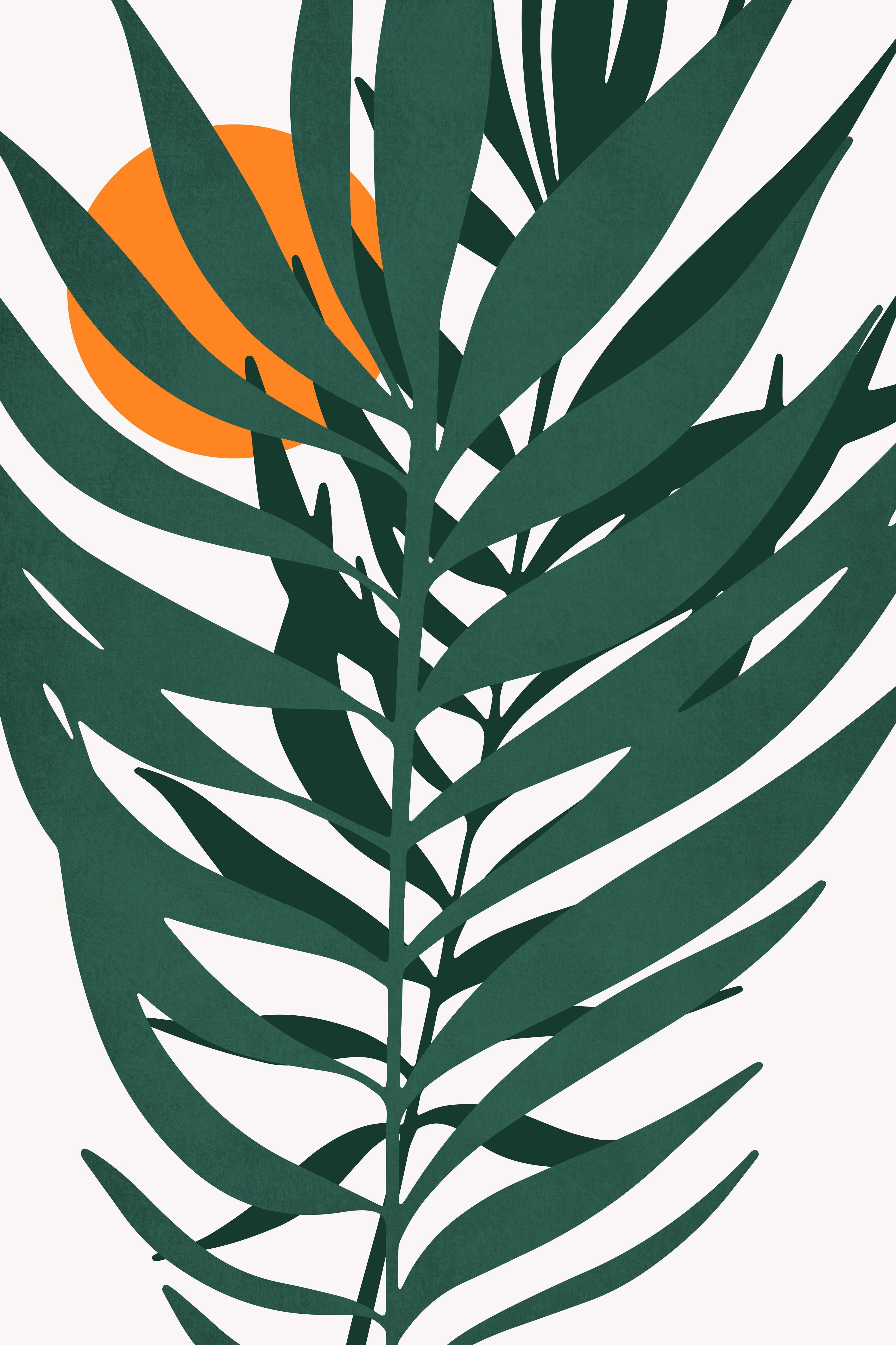 Spritzschutz-Grafik einer Pflanze