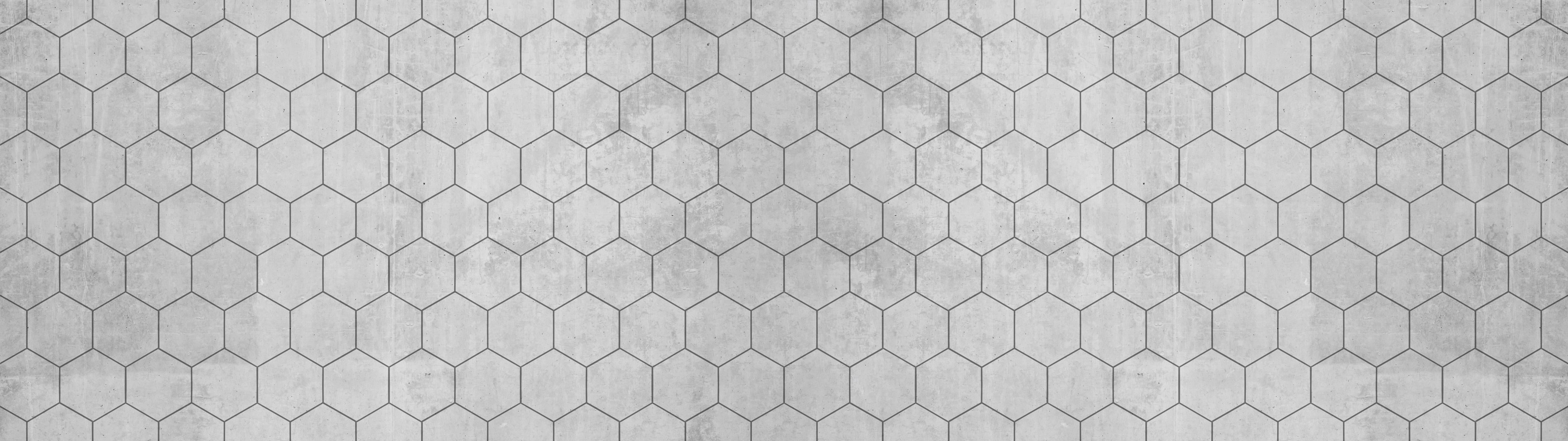 Spritzschutz-Graue sechseckige Mustern