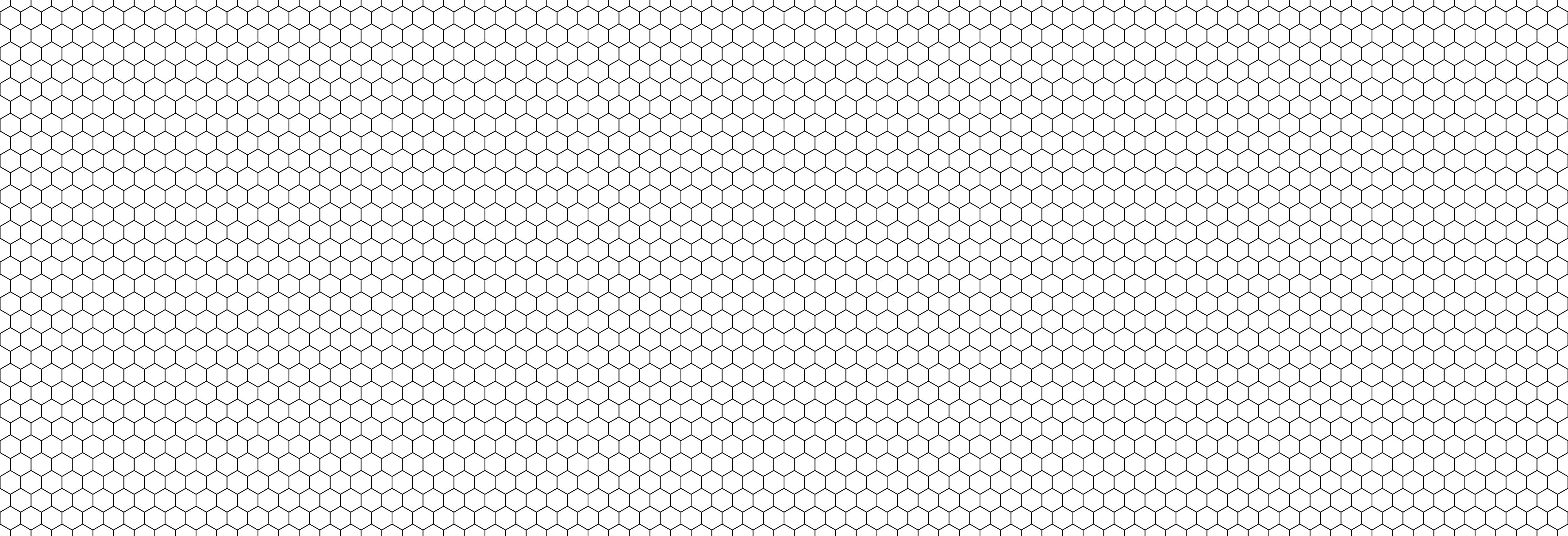 Spritzschutz-Hexagonale Grafikstruktur in Schwarz-Weiß