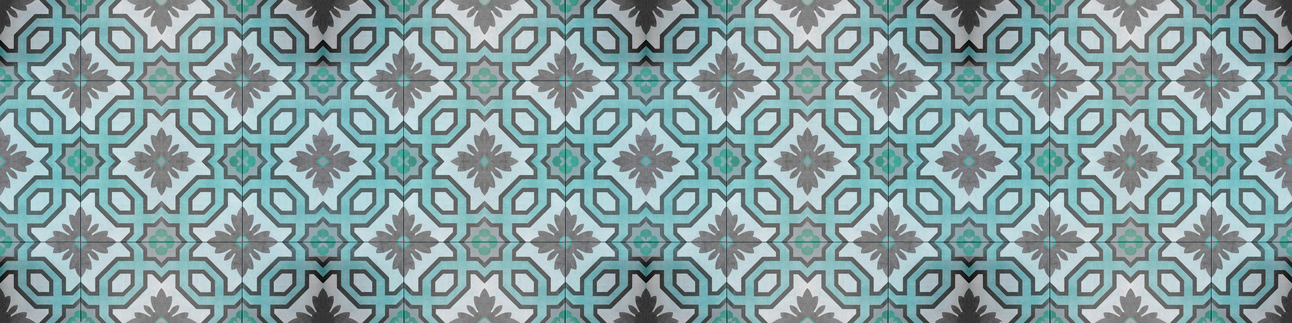 Spritzschutz-Luxuriöse türkise Fliesen