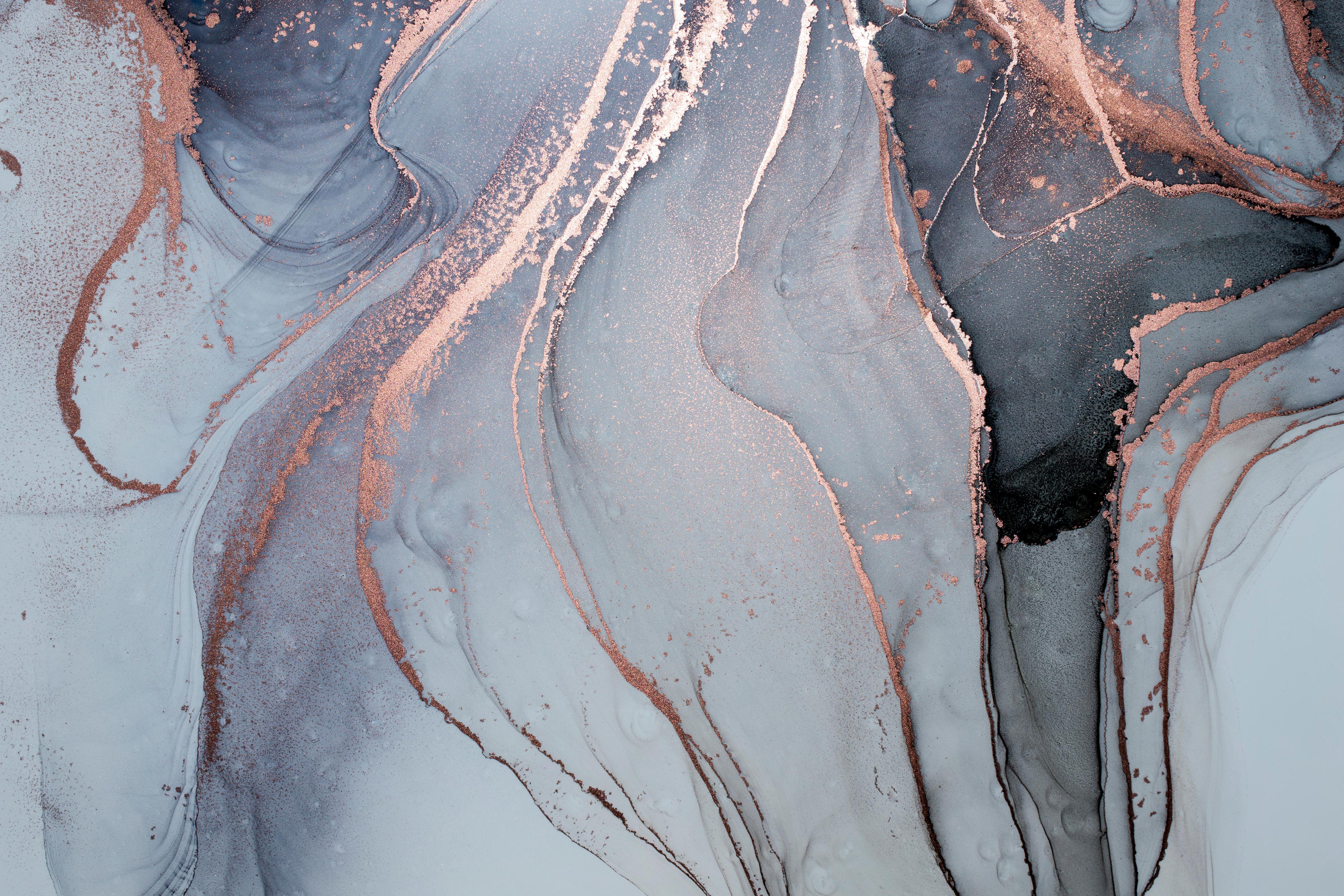 Spritzschutz-Luxus Flüssigkunstmalerei - Alkoholtechnik