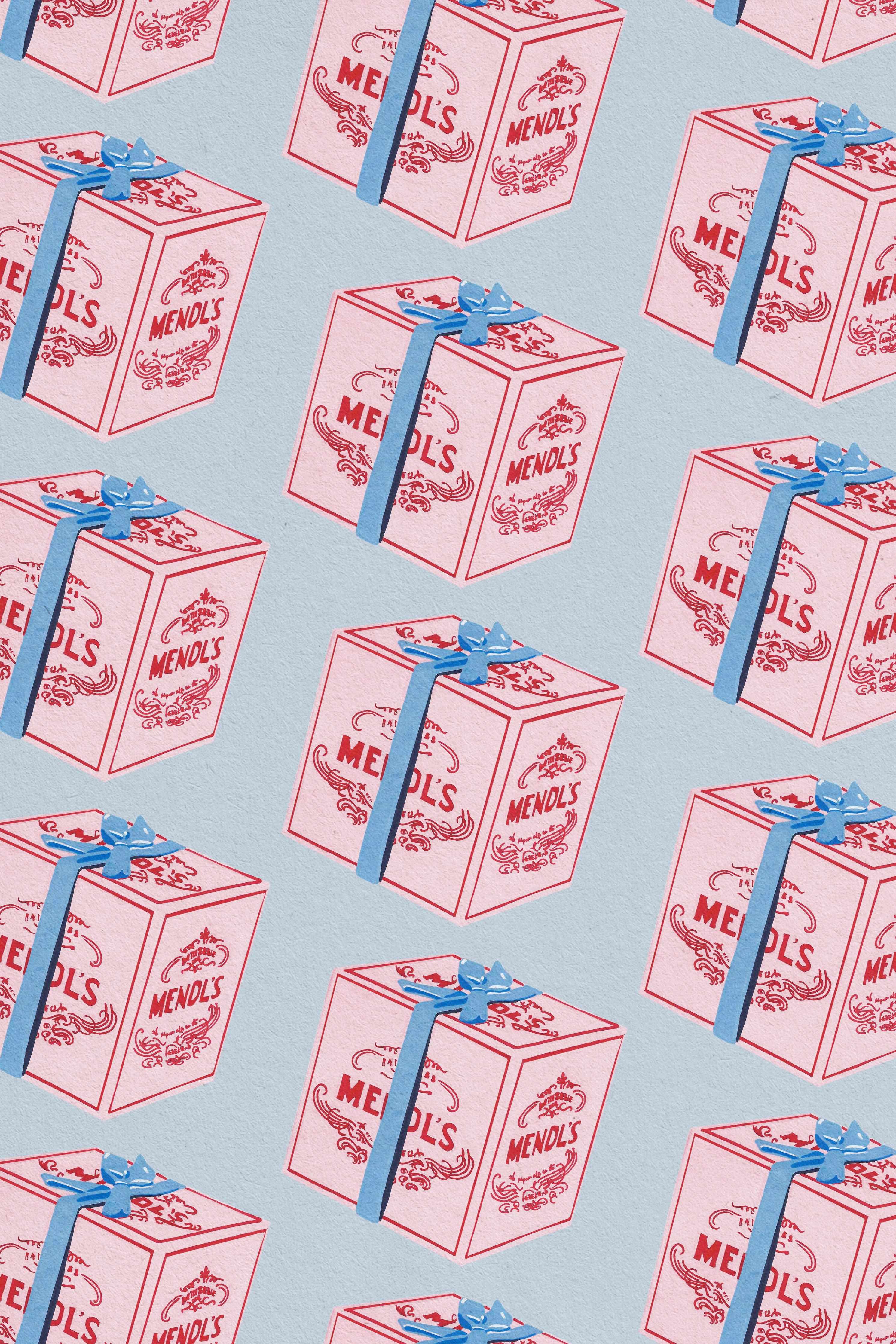 Spritzschutz-Mendl's Box Wes Anderson Film Kunst Druck