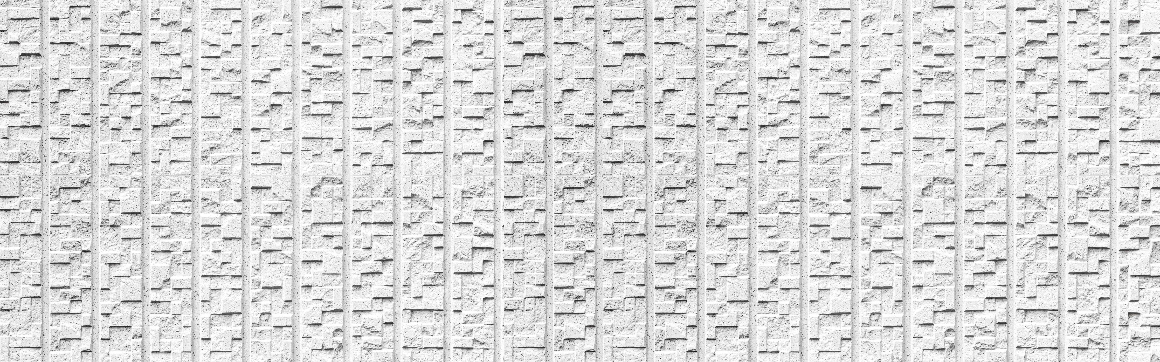 Spritzschutz-Modern weiße Steinwand mit Muster