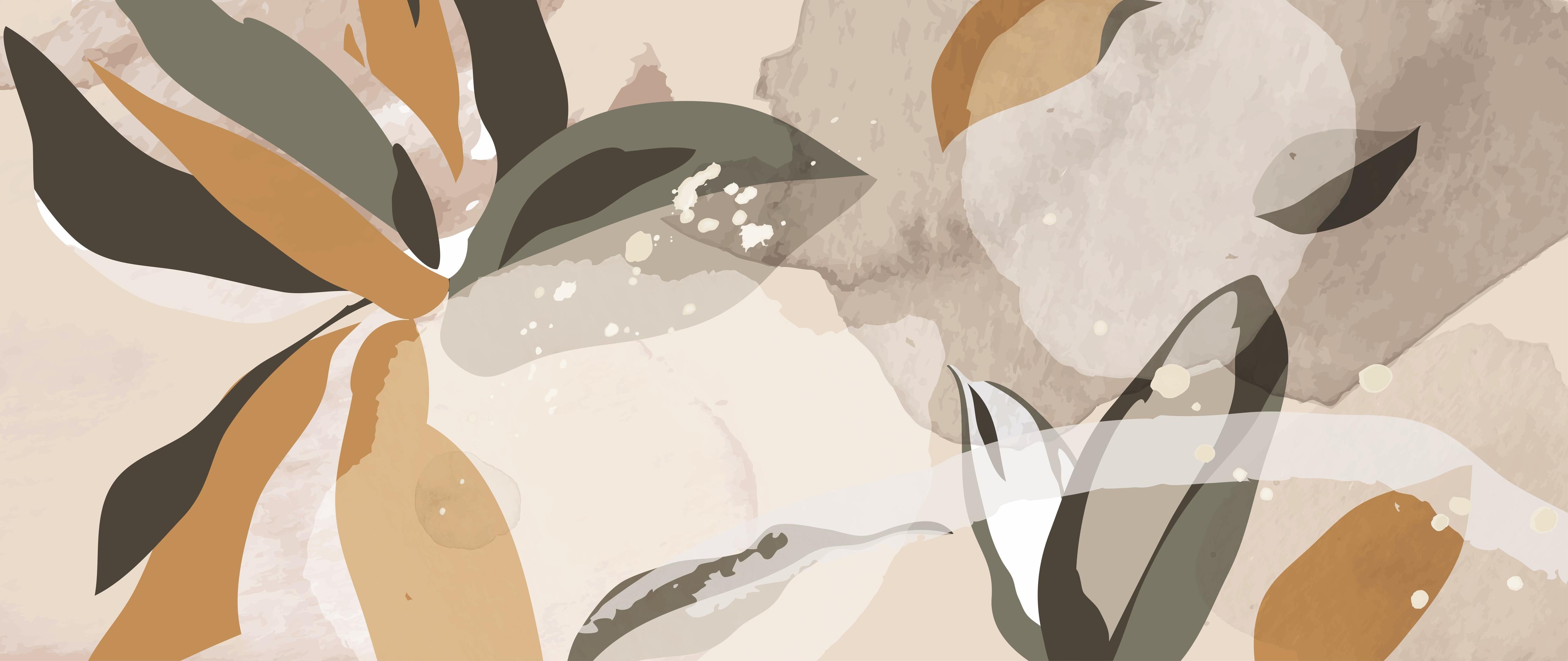 Spritzschutz-Moderne Abstrakte Illustration in Beige