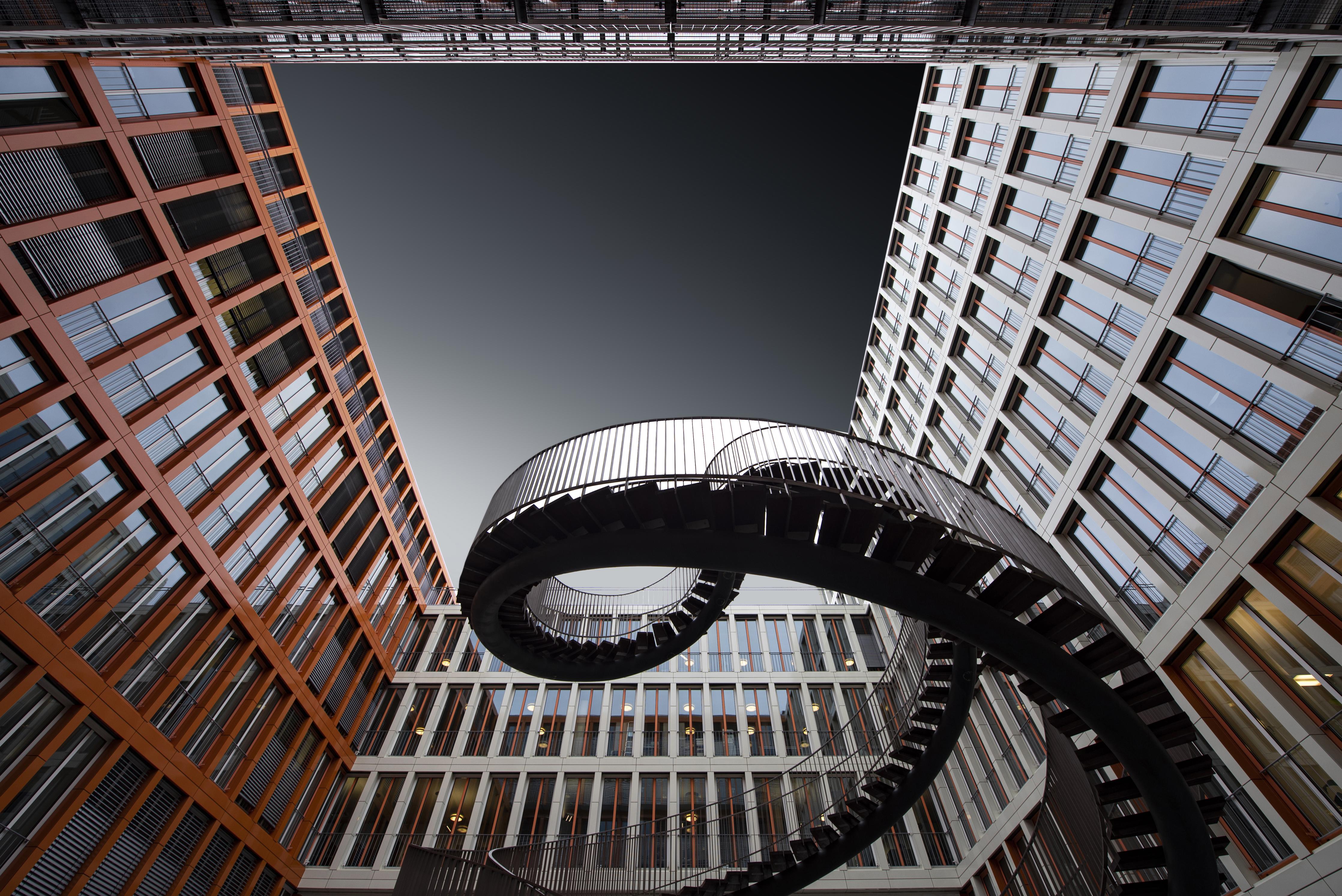 Spritzschutz-Moderne Treppen