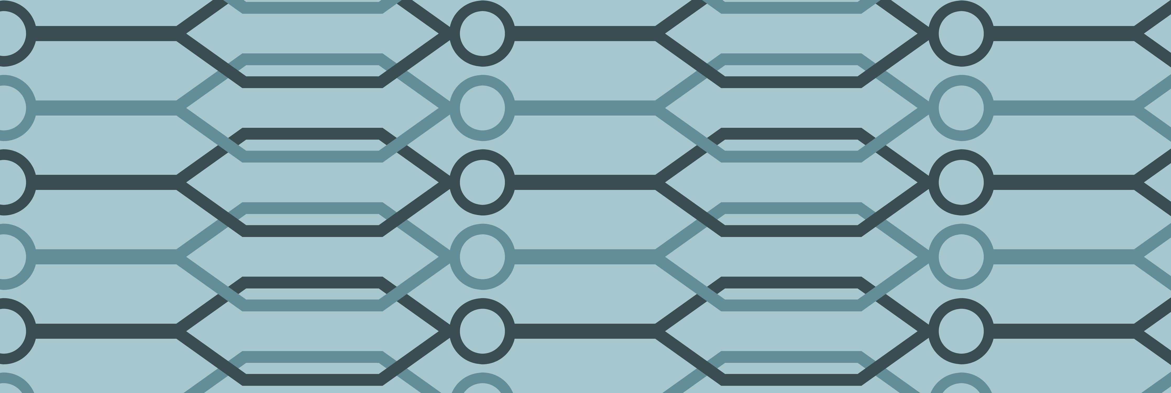 Spritzschutz-Modernes Blaues Geometrie Design