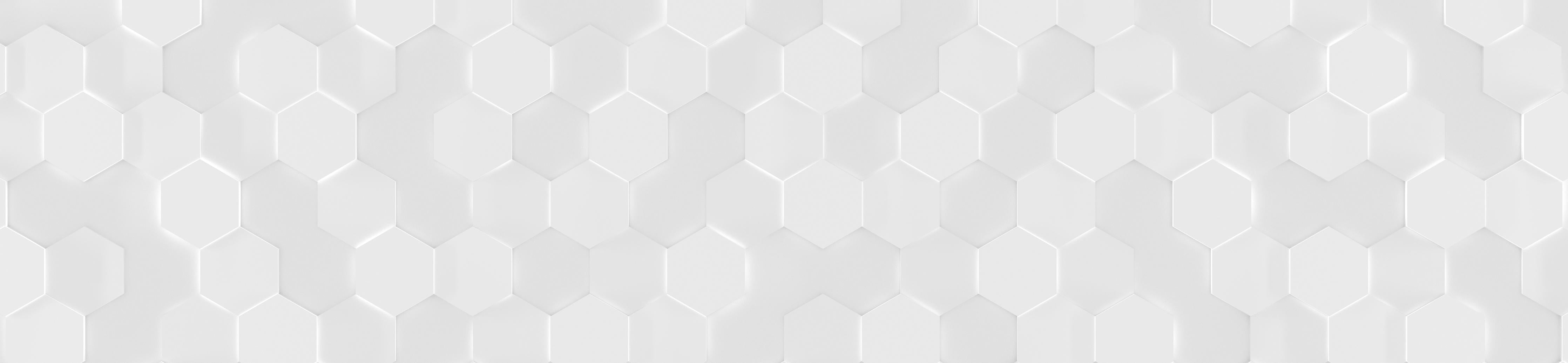 Spritzschutz-Modernes Weißes Hexagon-Hintergrundmuster