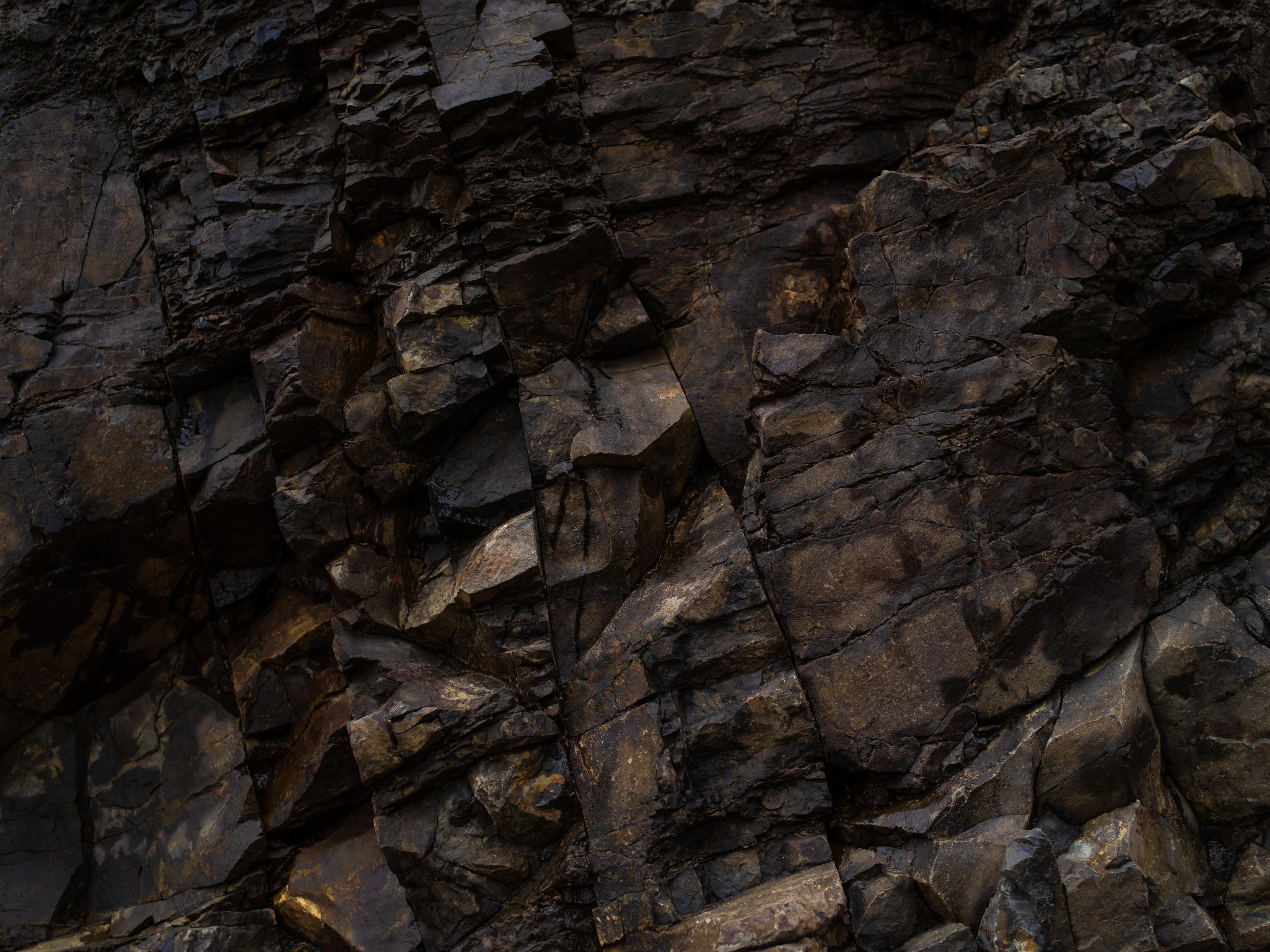 Spritzschutz-Naturstein Muster Dunkle Schieferoptik