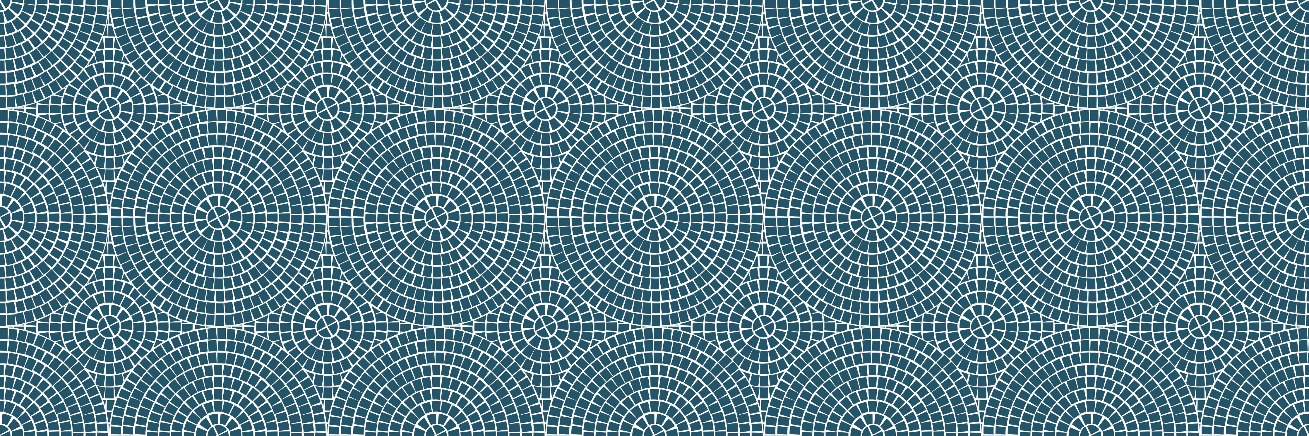 Spritzschutz-Pietre Mosaico Blu Petrolio