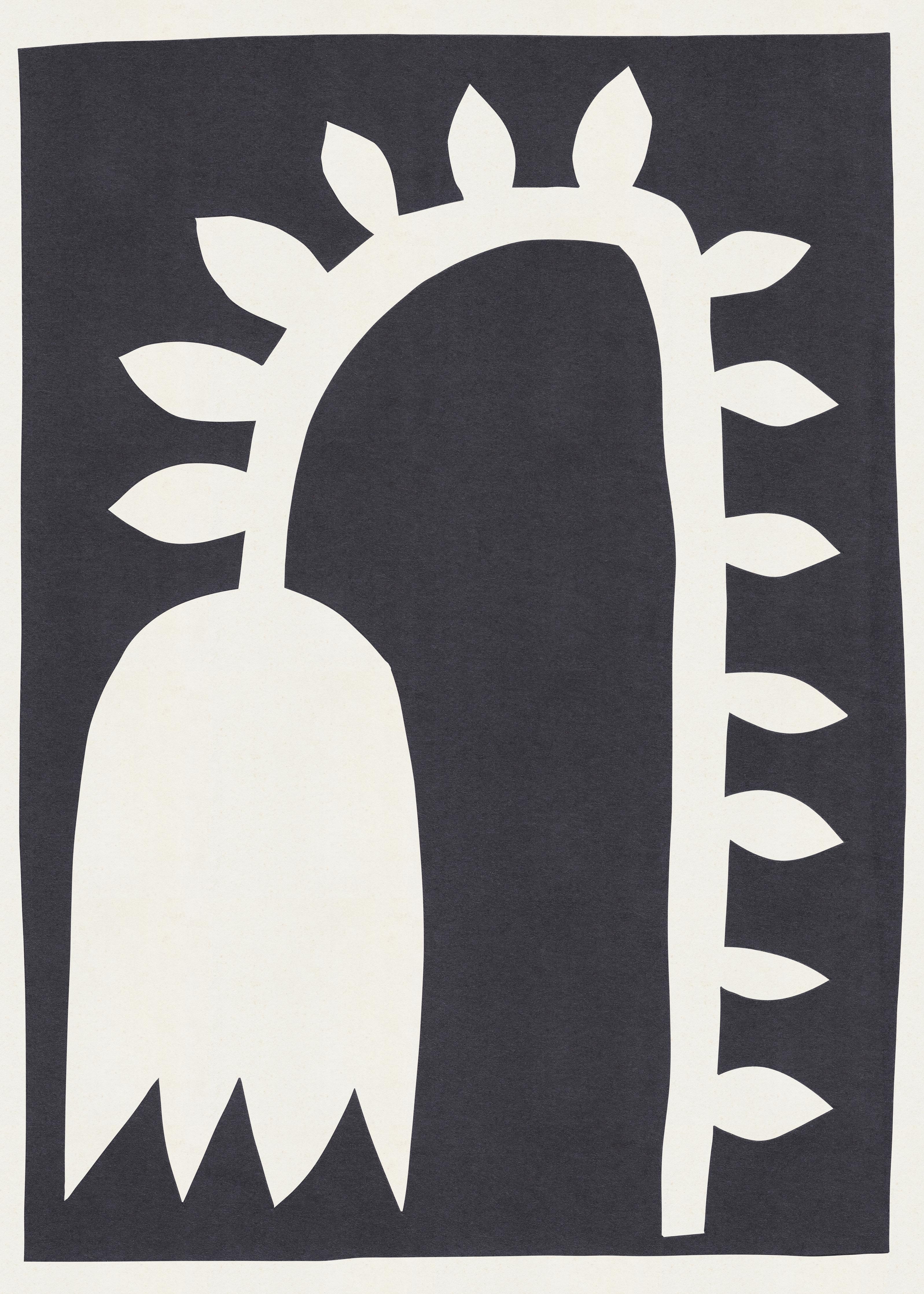 Spritzschutz-Schwarze Tulpe - Gemälde