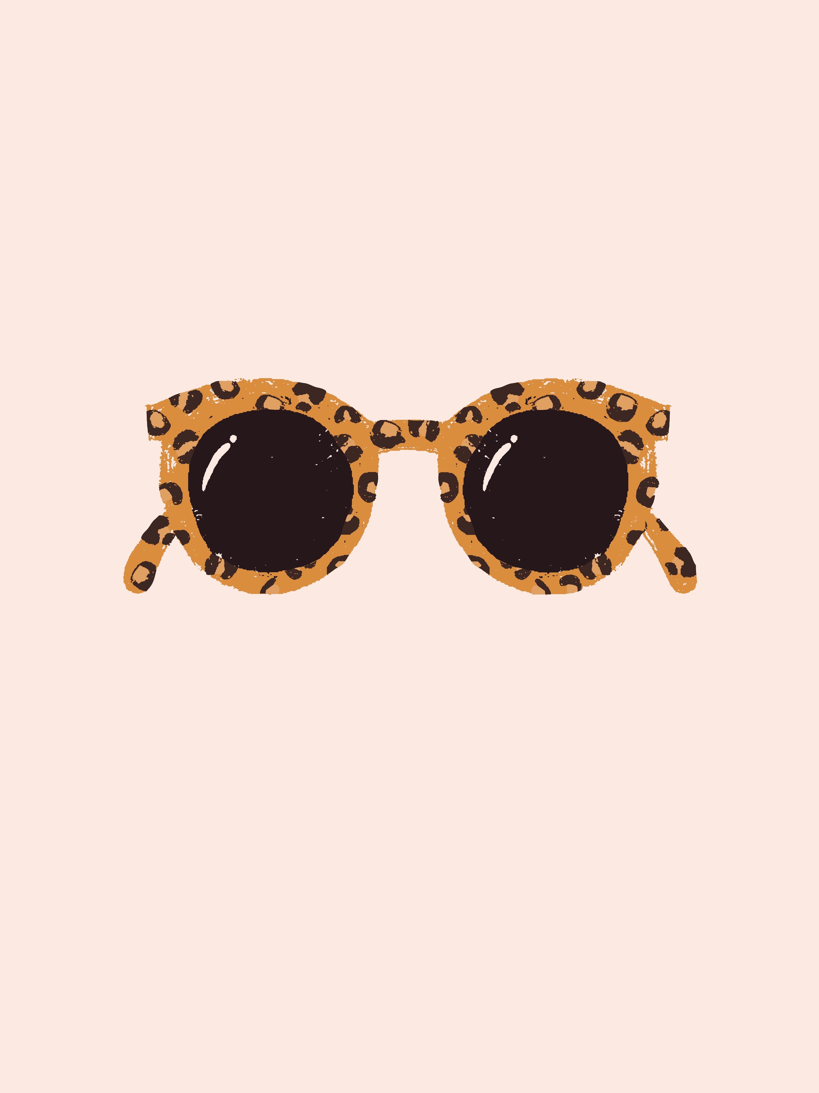 Spritzschutz-Sonnenbrille - Leopardenmuster