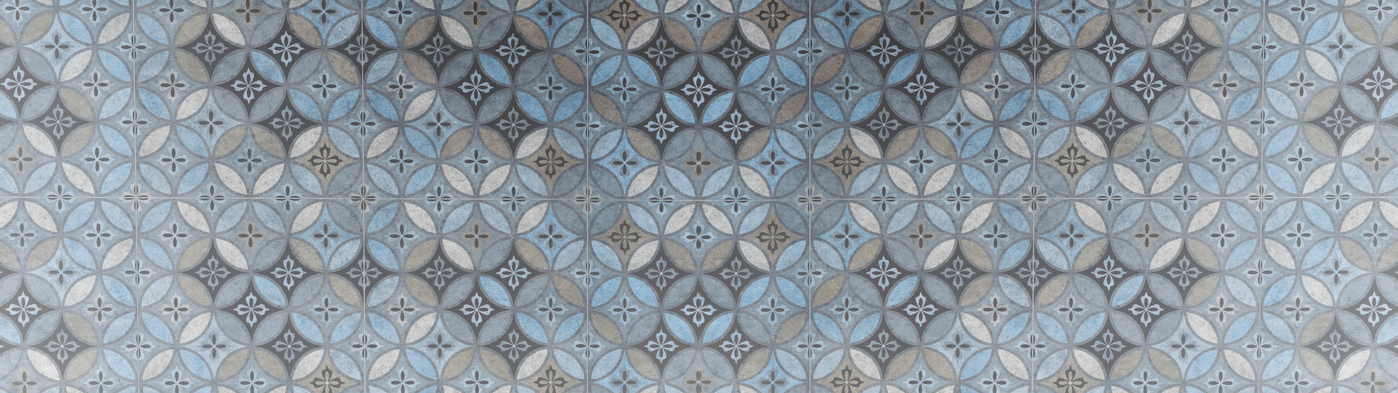 Spritzschutz-Altes Buntes Patchwork Mosaik Motiv