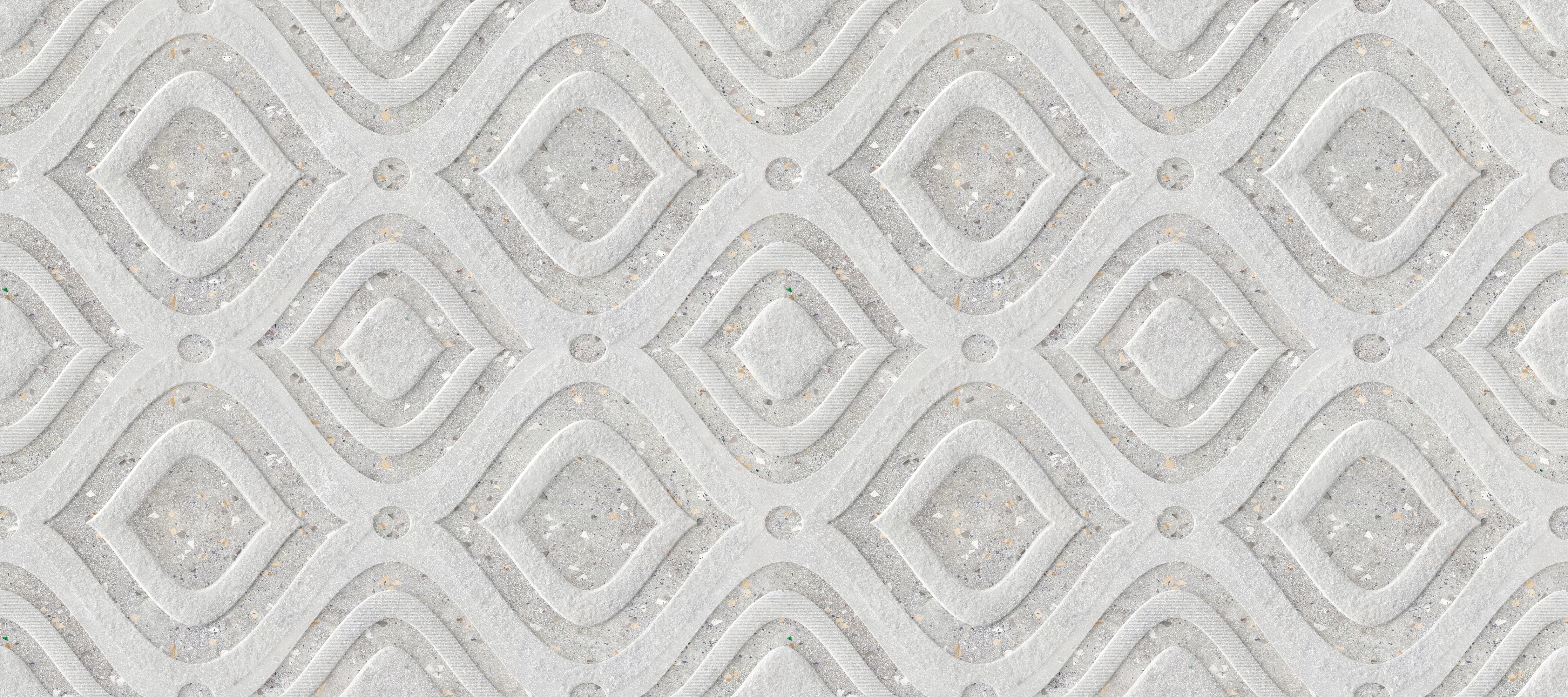 Spritzschutz-Textur im Wellenmuster - 3D Illustration