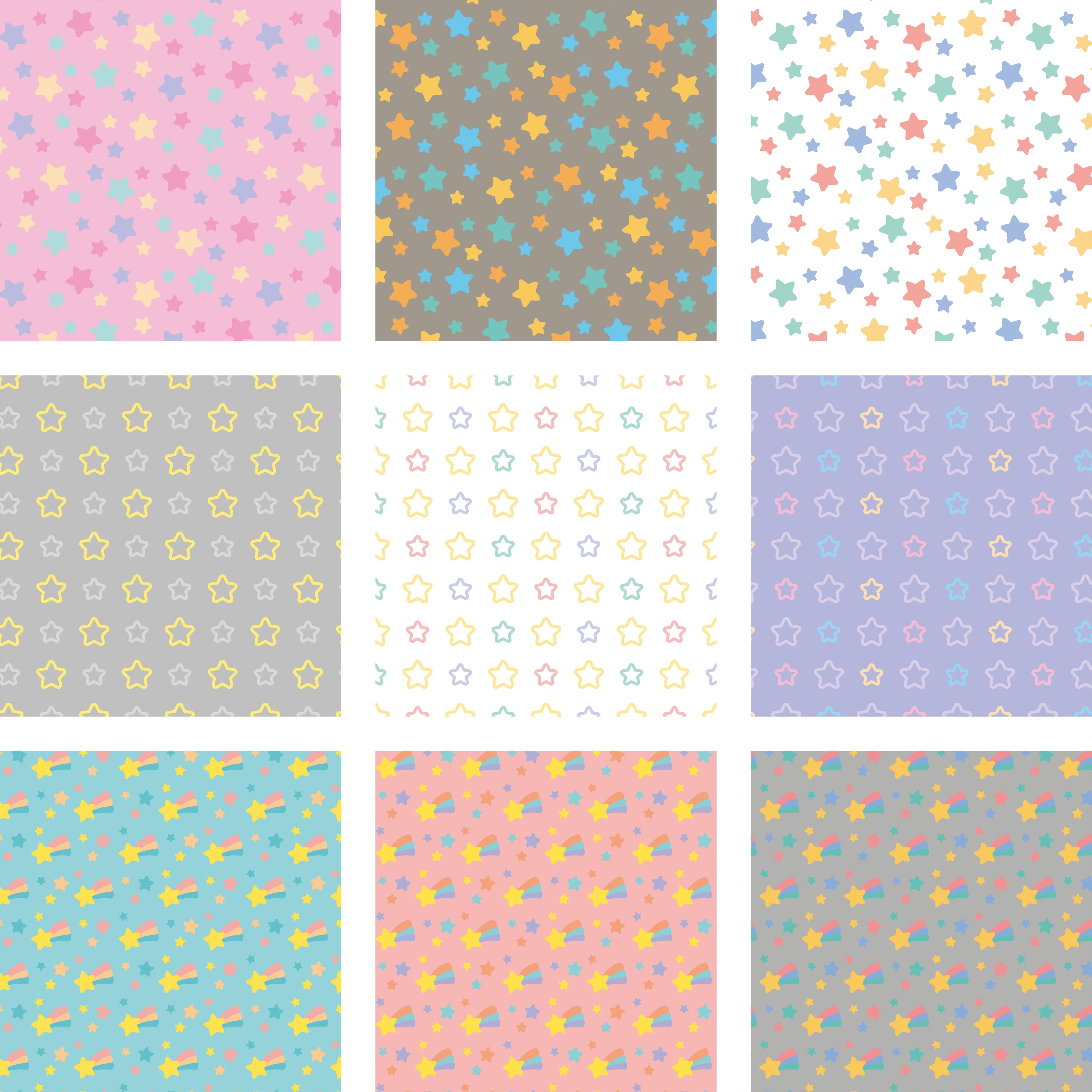 Spritzschutz-Vielseitige bunte Sternenmuster Kollektion