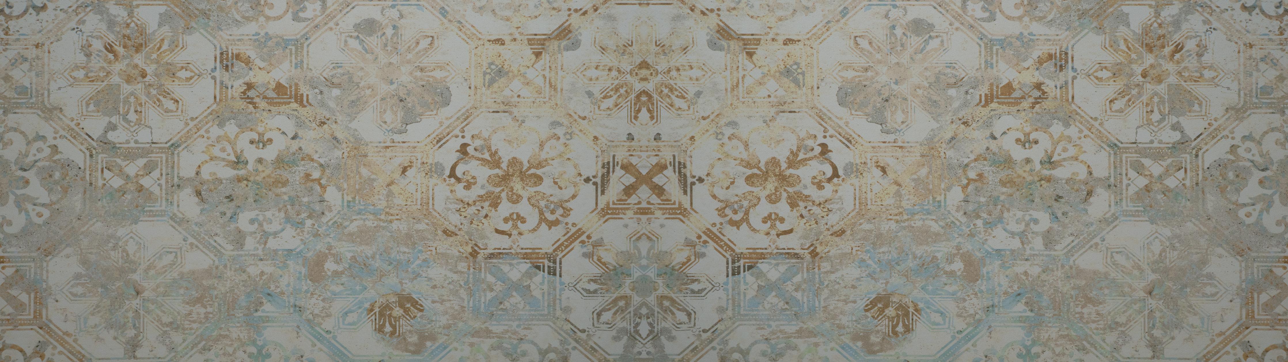 Spritzschutz-Vintage Tapetenmuster