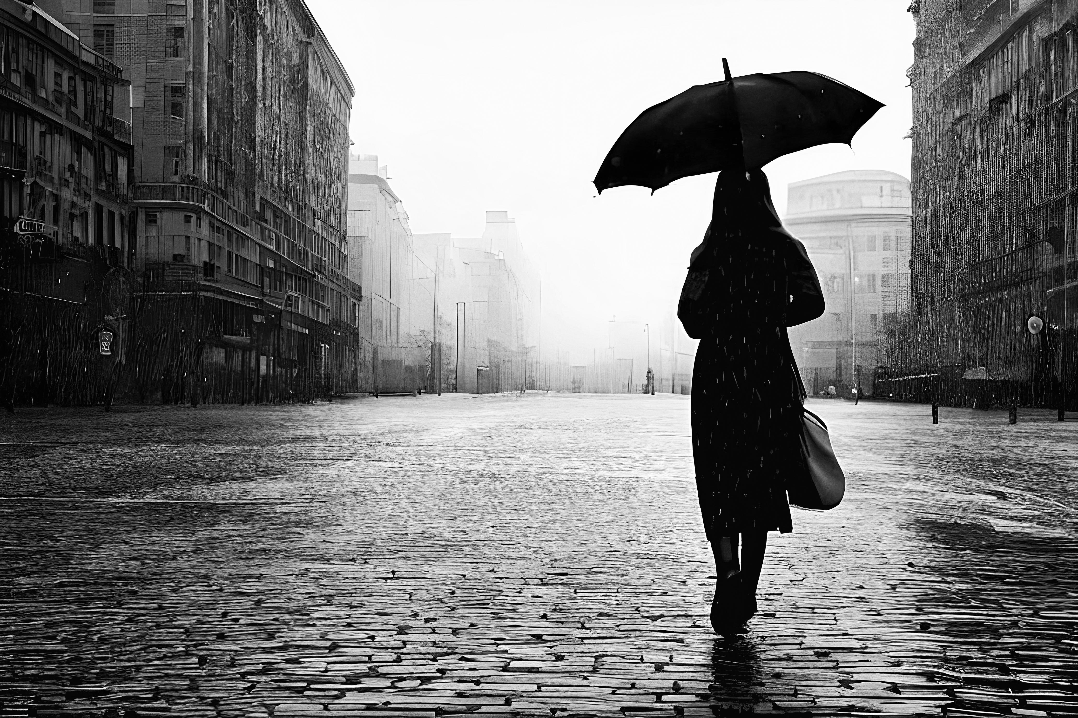 Spritzschutz-Walking Alone