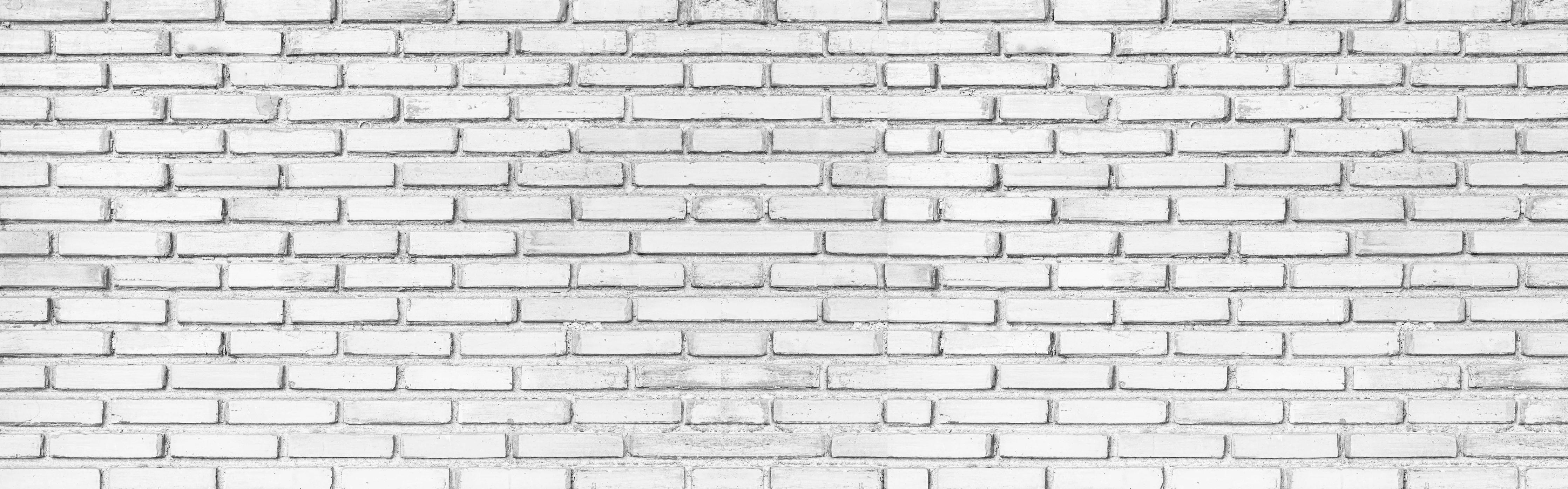 Spritzschutz-Weiße Backsteinmauer