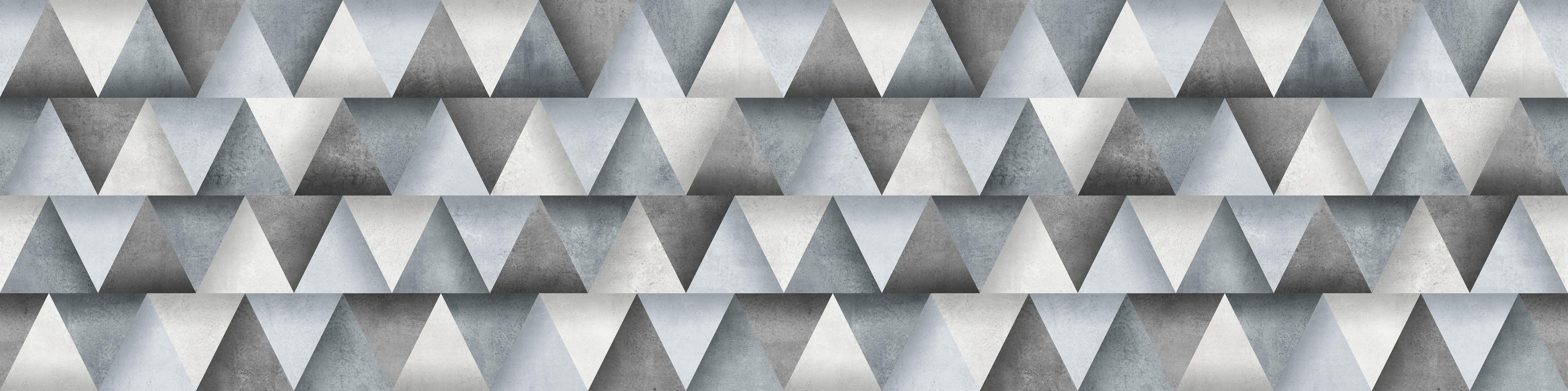 Spritzschutz-Zementstein im Dreiecks Muster
