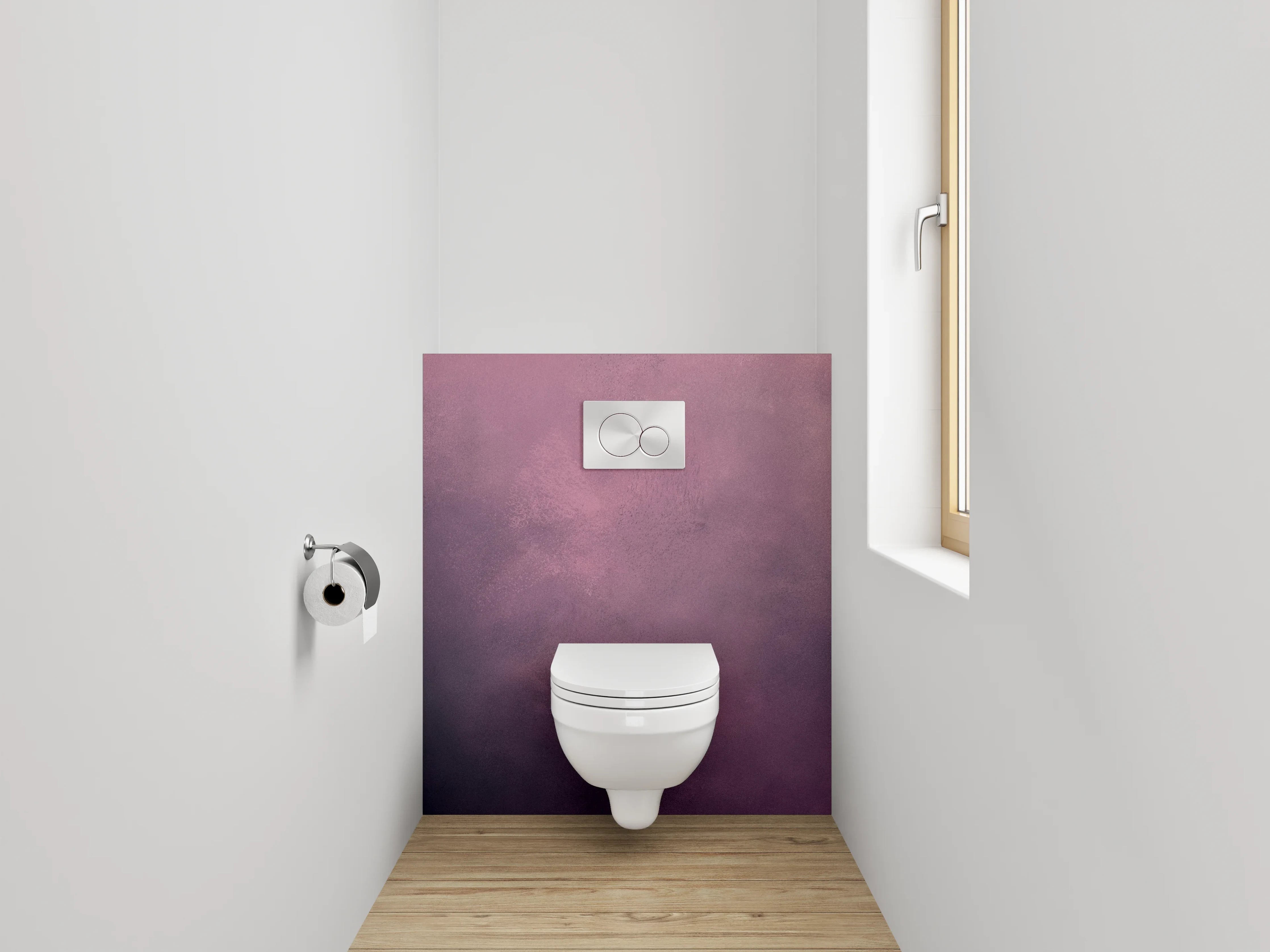 WC-Rückwand - Abstrakte lila Wolken Textur